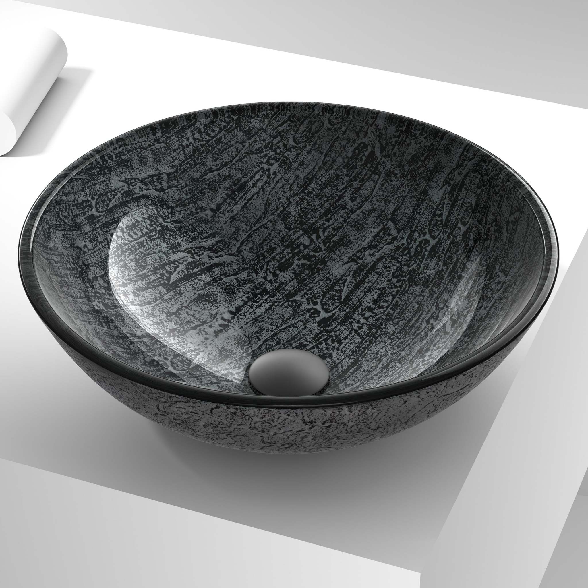Giovanni Round Glass Vessel Sink - Image 9