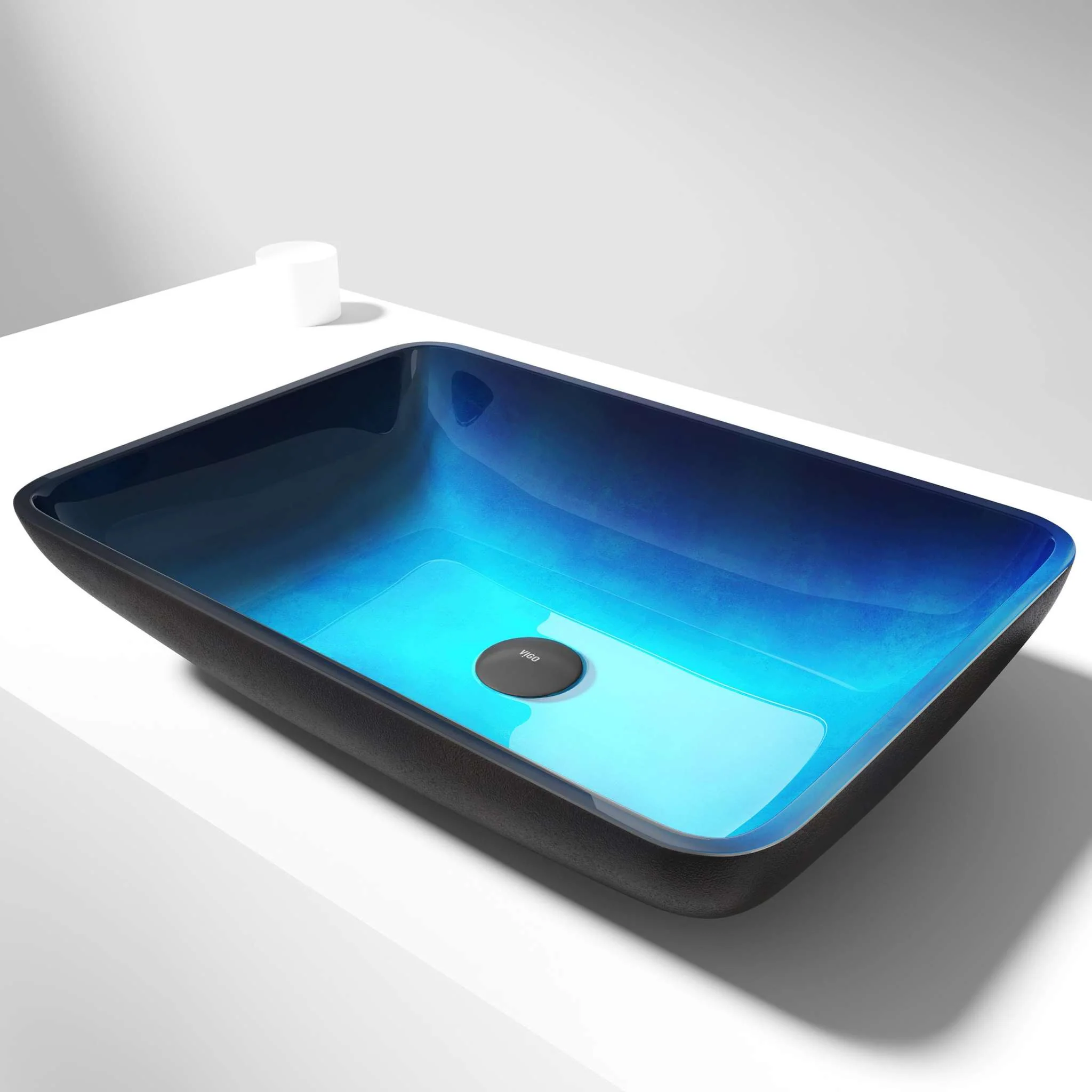 Sottile Rectangular Glass Vessel Sink - Image 104