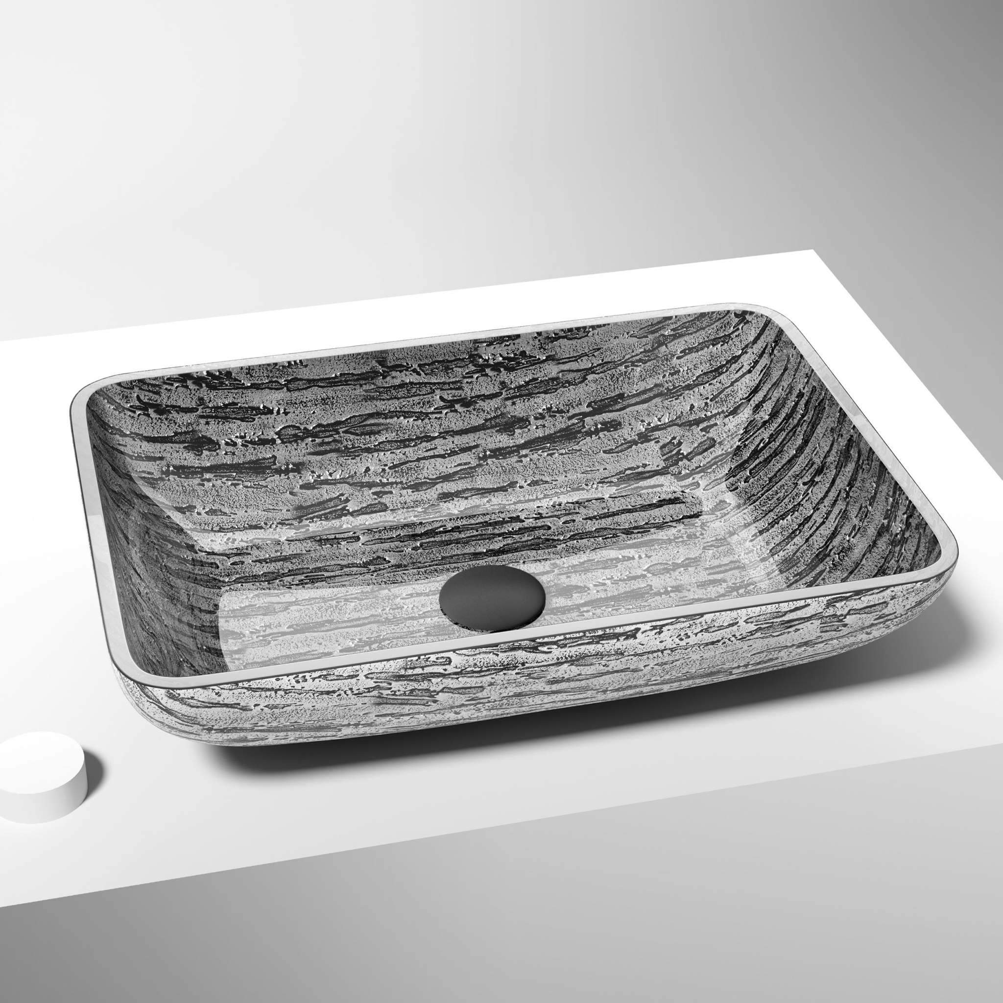 Sottile Rectangular Glass Vessel Sink - Image 109