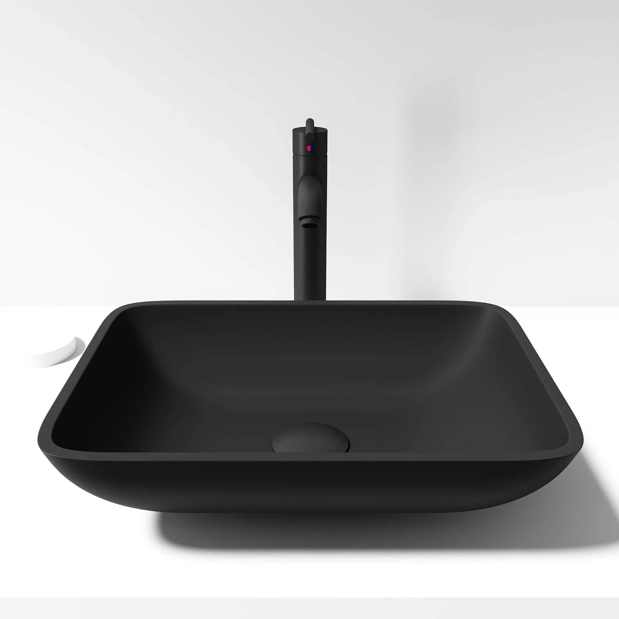 Sottile Rectangular Glass Vessel Sink - Image 114