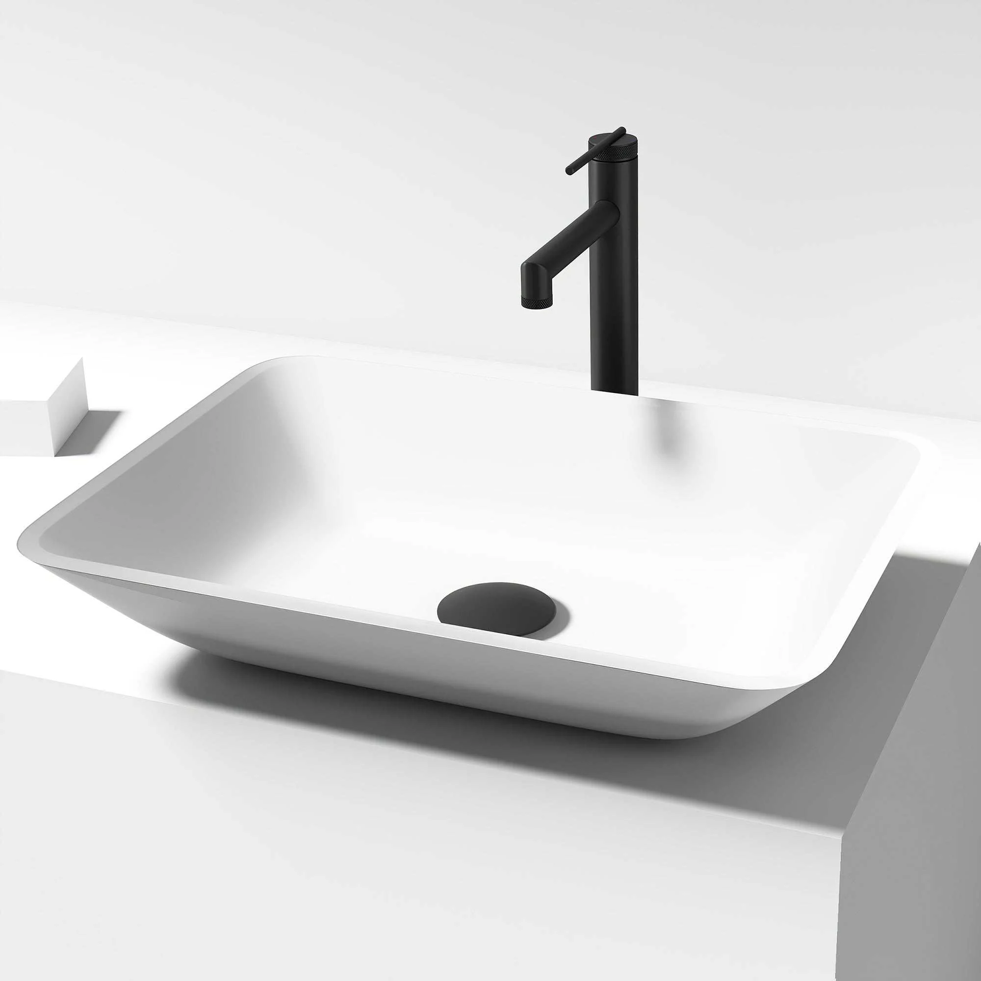 Sottile Rectangular Glass Vessel Sink - Image 115