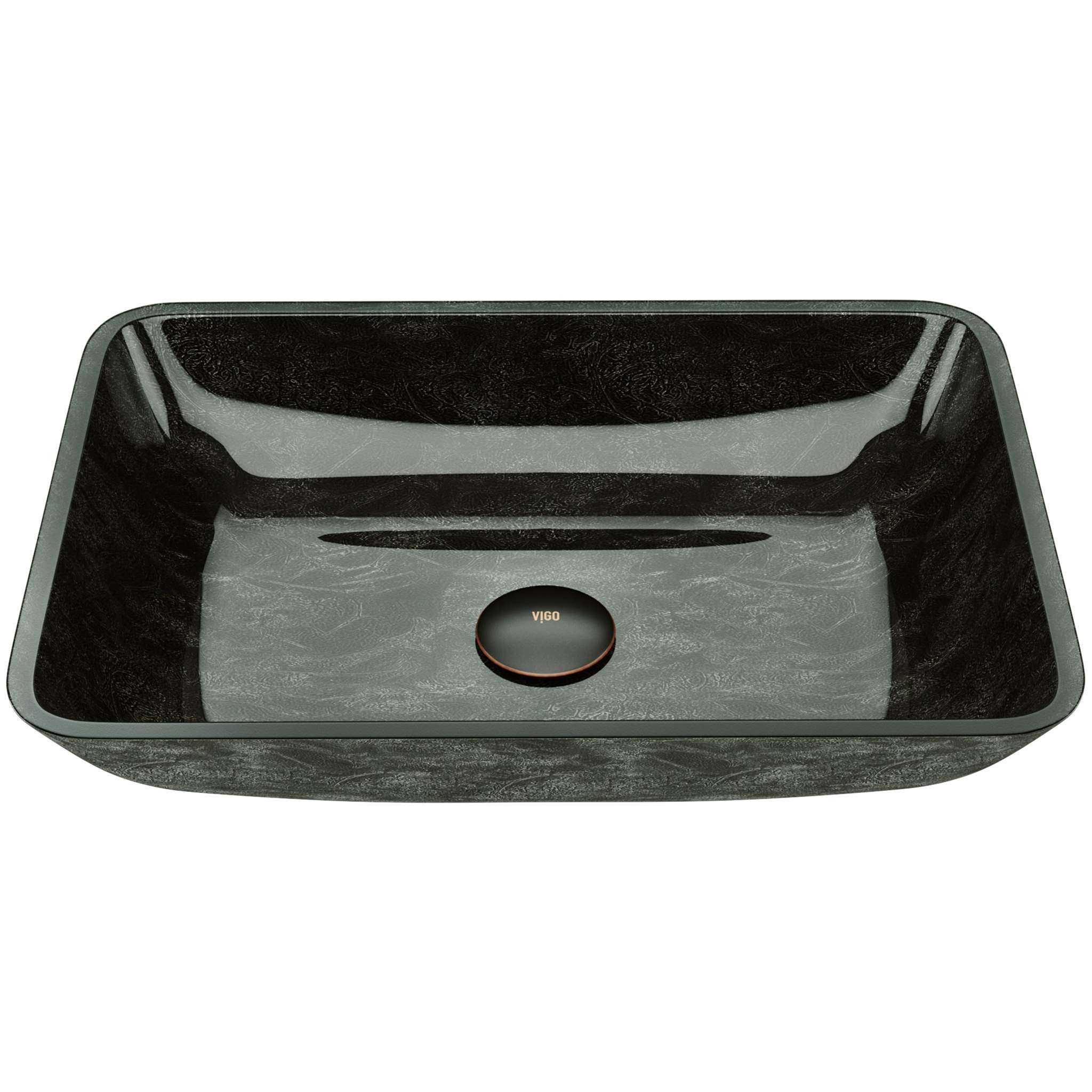 Sottile Rectangular Glass Vessel Sink - Image 16