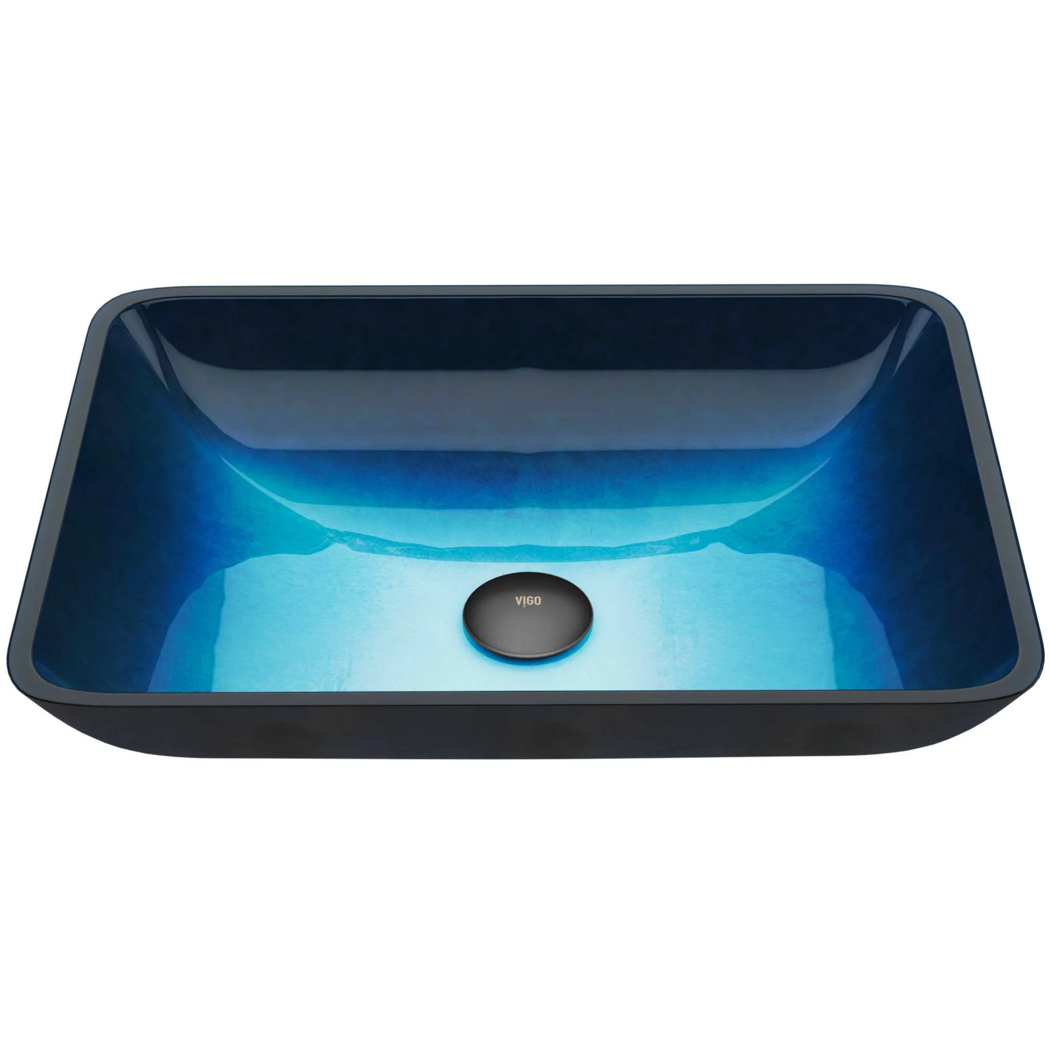 Sottile Rectangular Glass Vessel Sink - Image 23