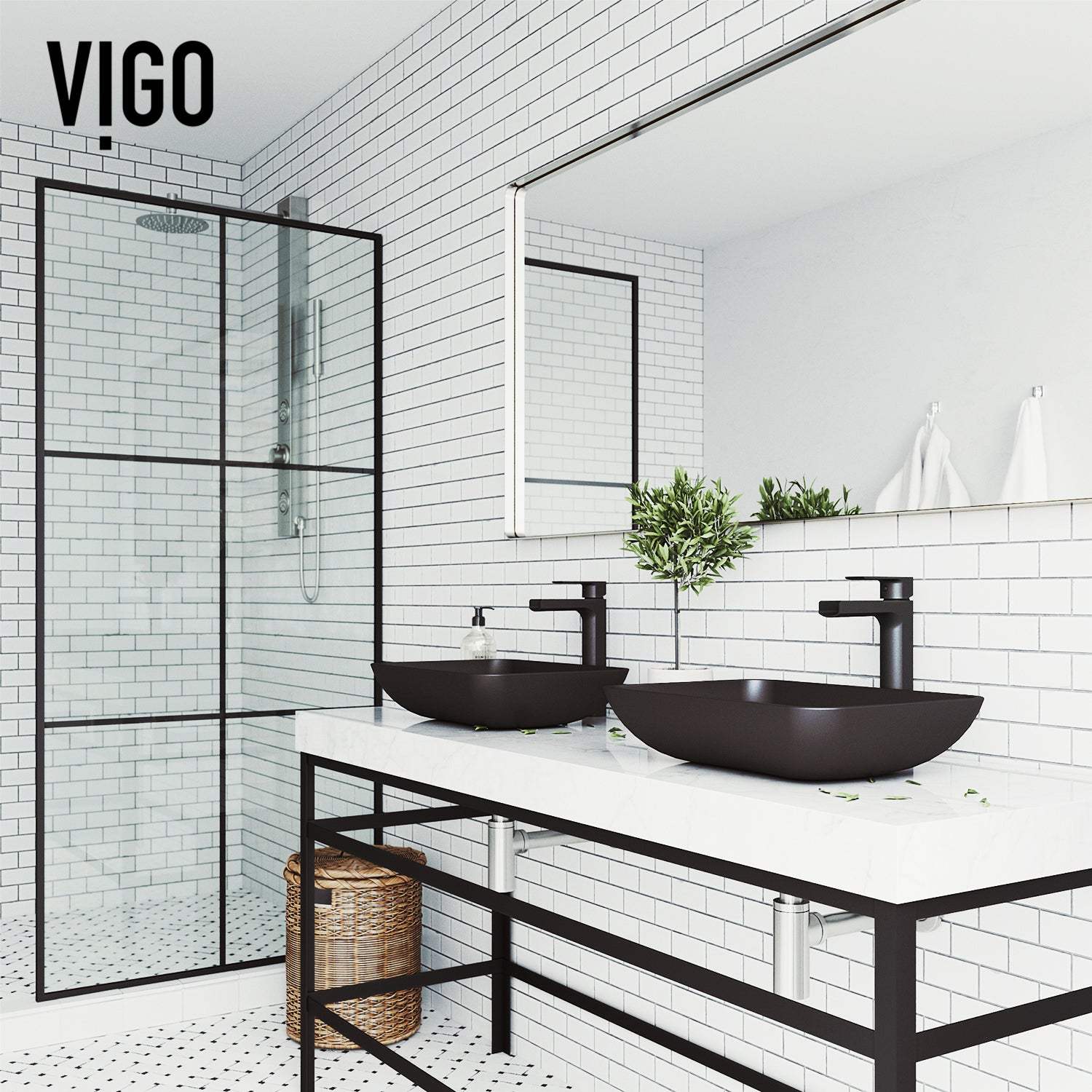 Sottile Rectangular Glass Vessel Sink - Image 34