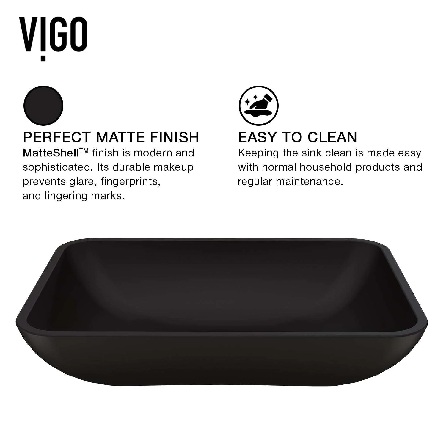 Sottile Rectangular Glass Vessel Sink - Image 36