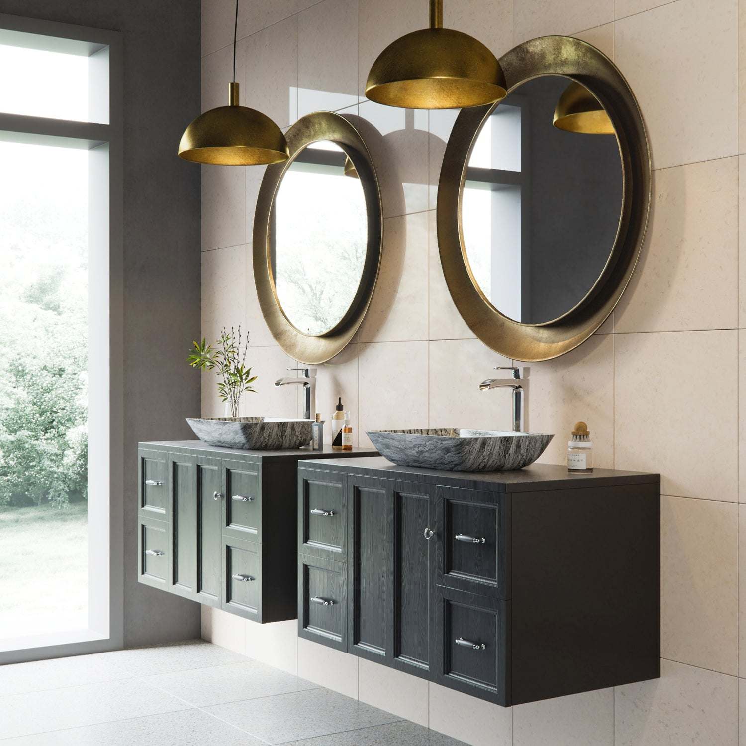 Sottile Rectangular Glass Vessel Sink - Image 4