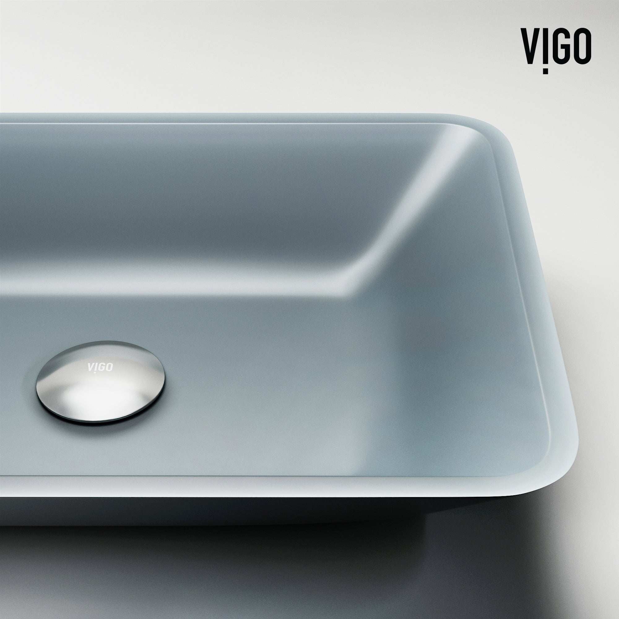 Sottile Rectangular Glass Vessel Sink - Image 42
