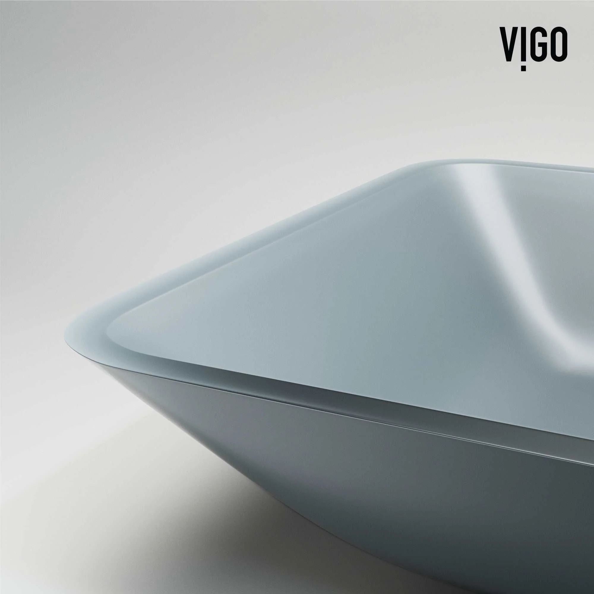Sottile Rectangular Glass Vessel Sink - Image 43