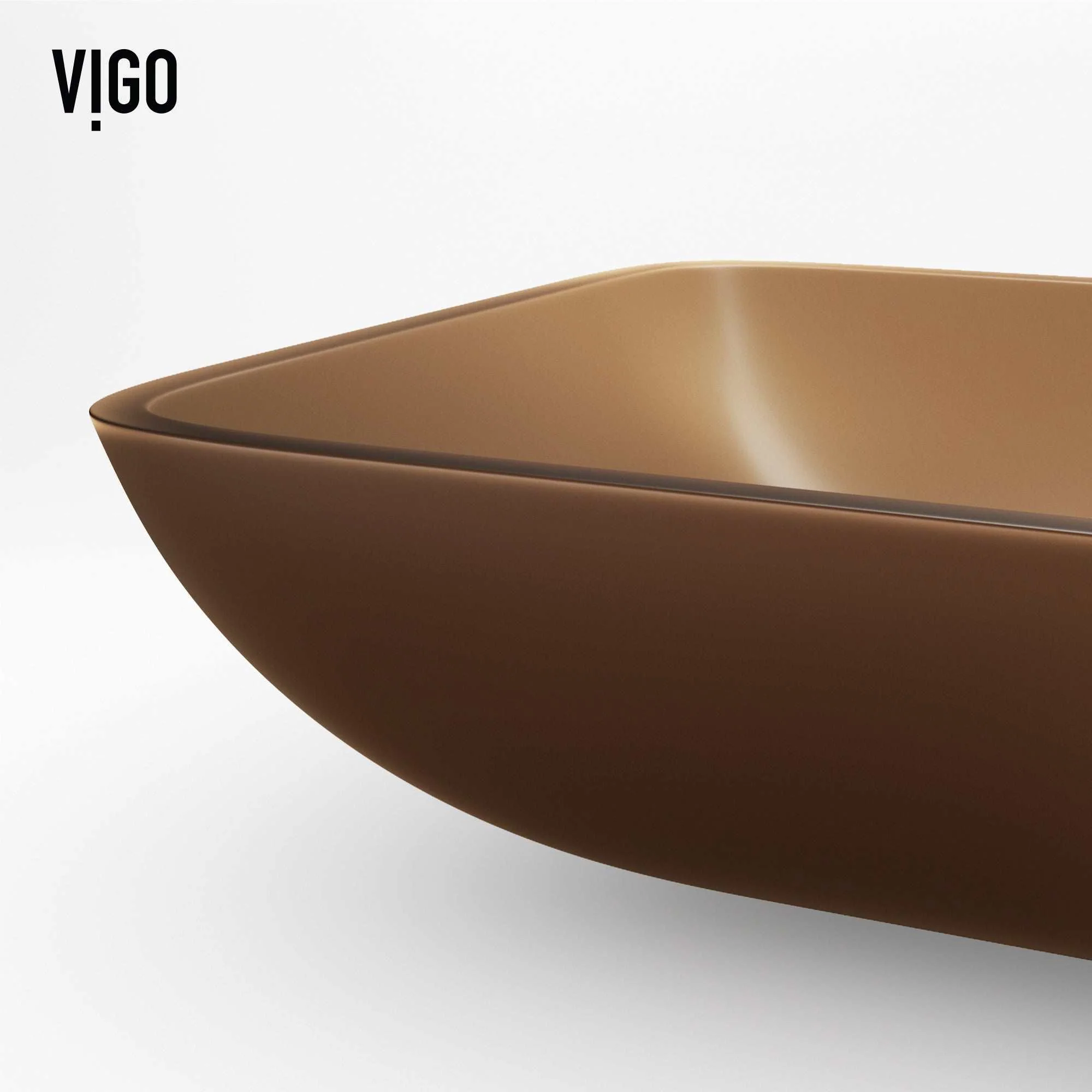 Sottile Rectangular Glass Vessel Sink - Image 53