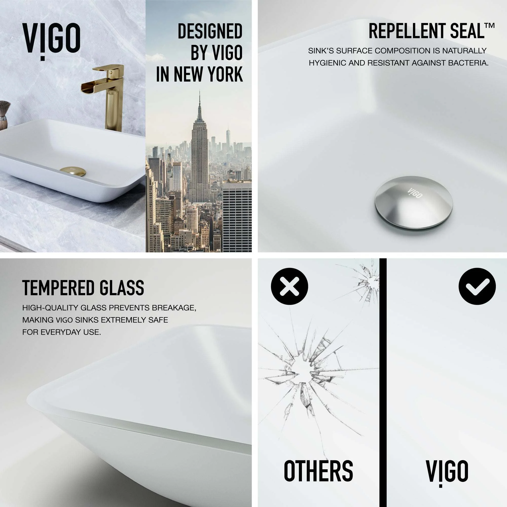 Sottile Rectangular Glass Vessel Sink - Image 62