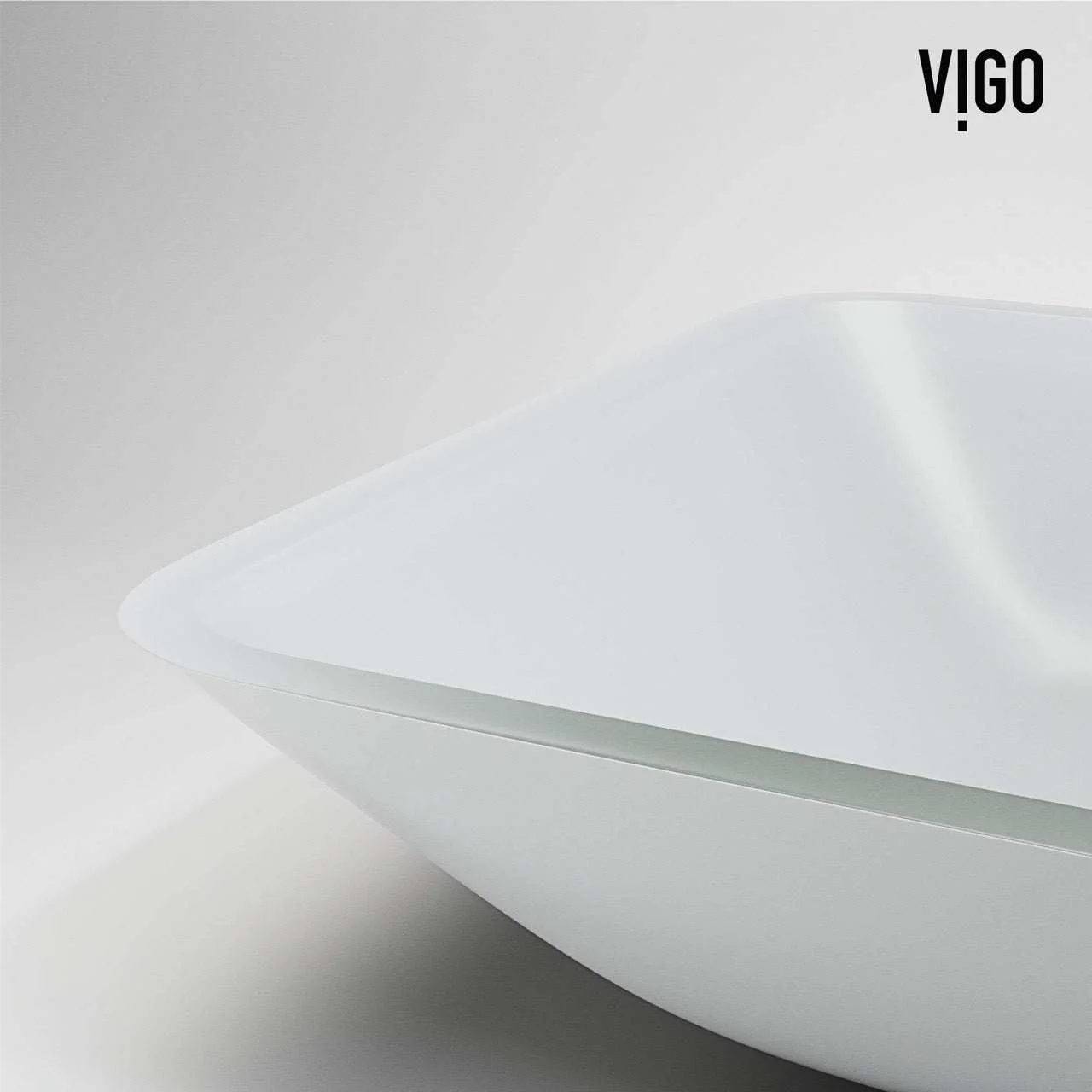 Sottile Rectangular Glass Vessel Sink - Image 64