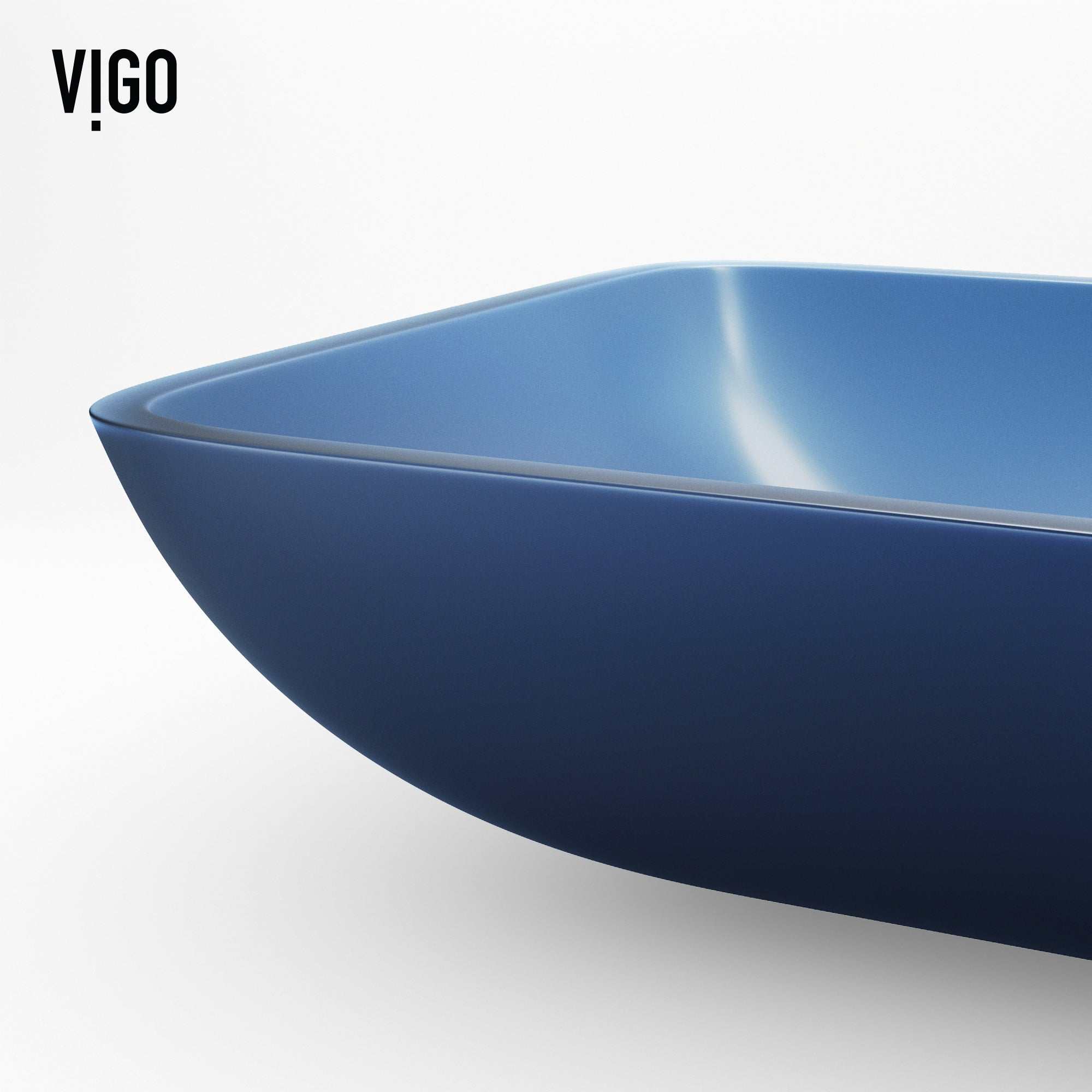 Sottile Rectangular Glass Vessel Sink - Image 74