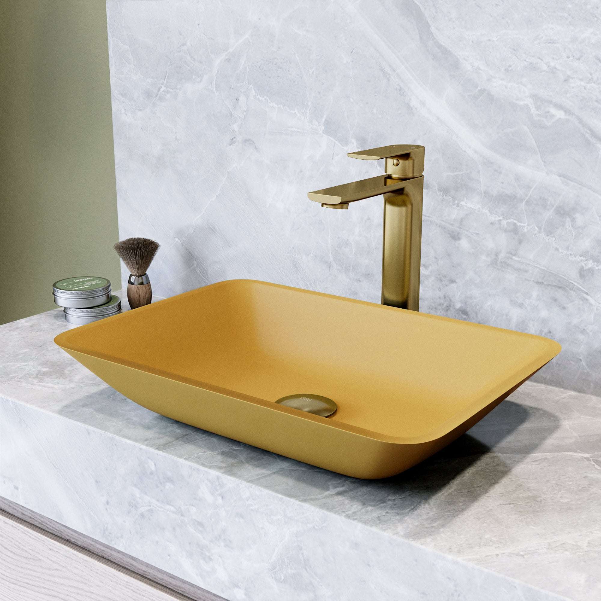 Sottile Rectangular Glass Vessel Sink - Image 80