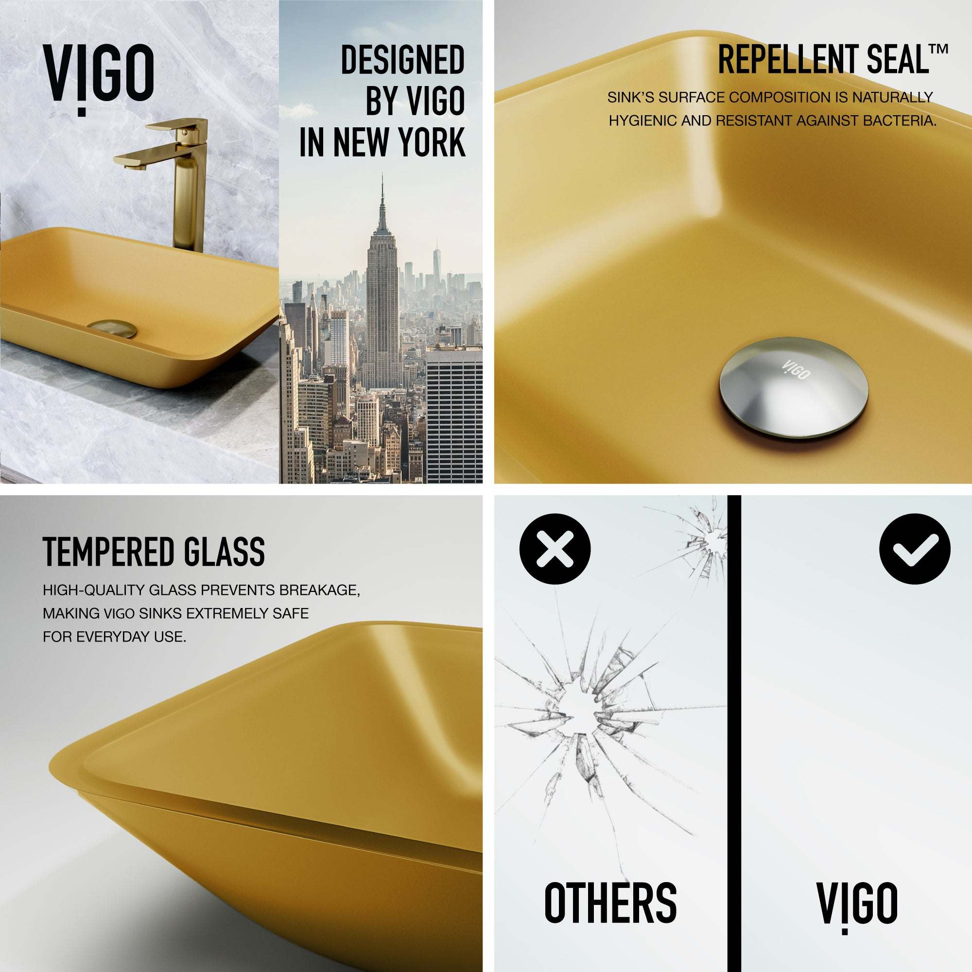 Sottile Rectangular Glass Vessel Sink - Image 83