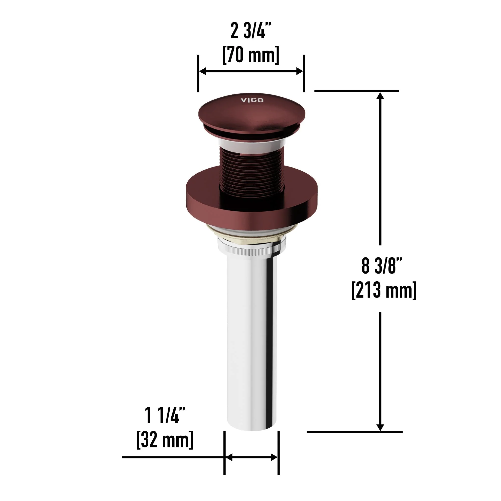 Elan  Bathroom Sink Pop Up Drain Stopper - Image 10