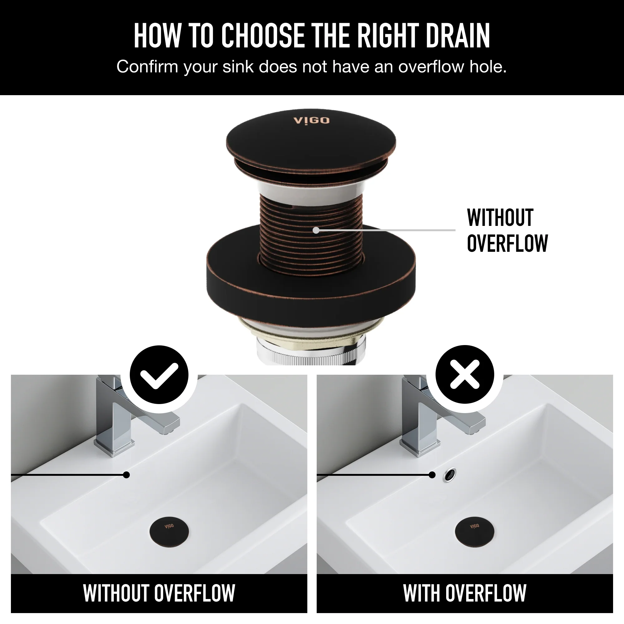 Elan  Bathroom Sink Pop Up Drain Stopper - Image 17