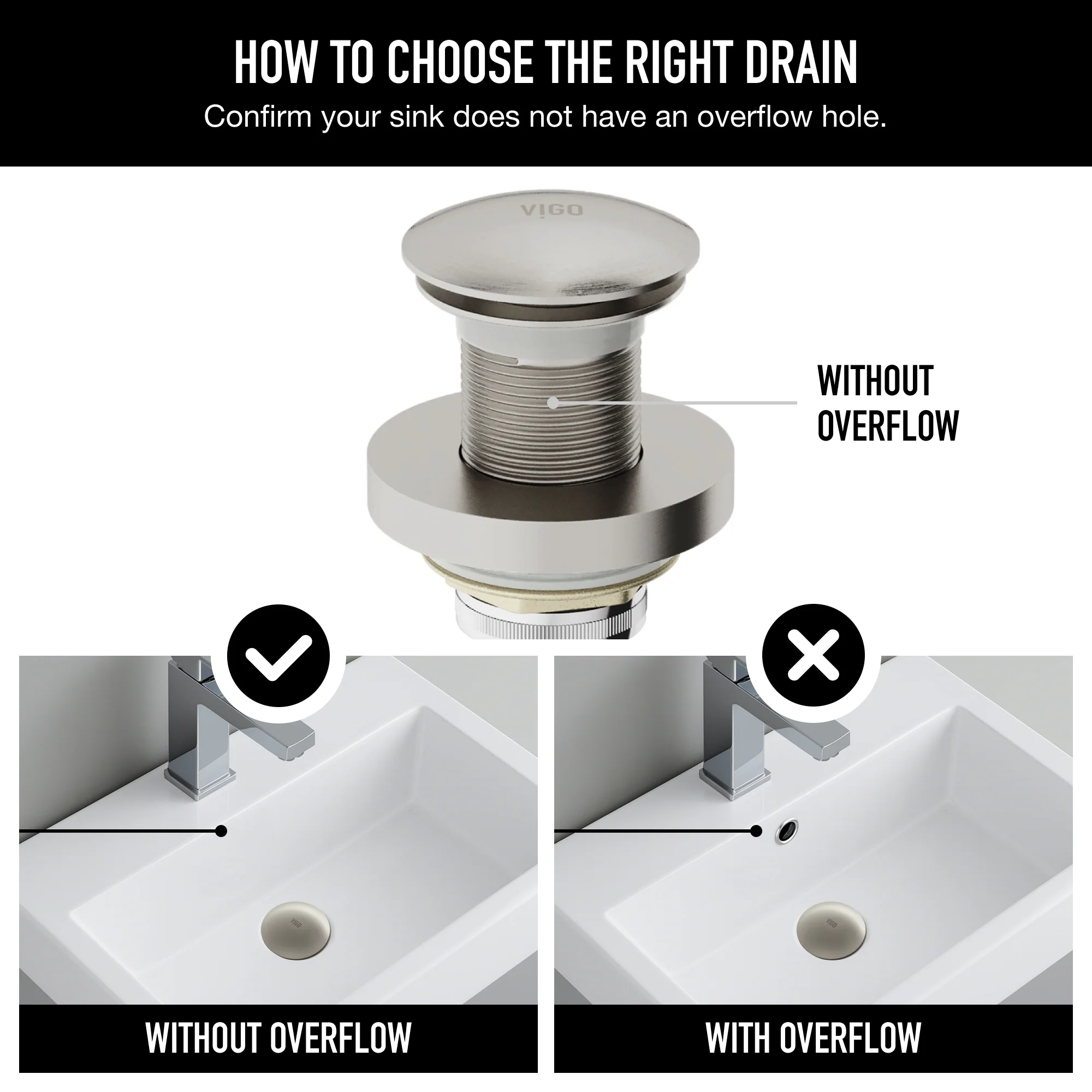 Elan  Bathroom Sink Pop Up Drain Stopper - Image 29