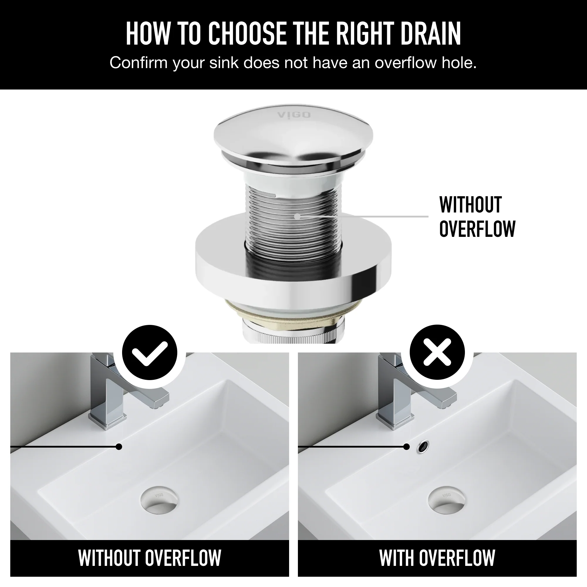 Elan  Bathroom Sink Pop Up Drain Stopper - Image 41