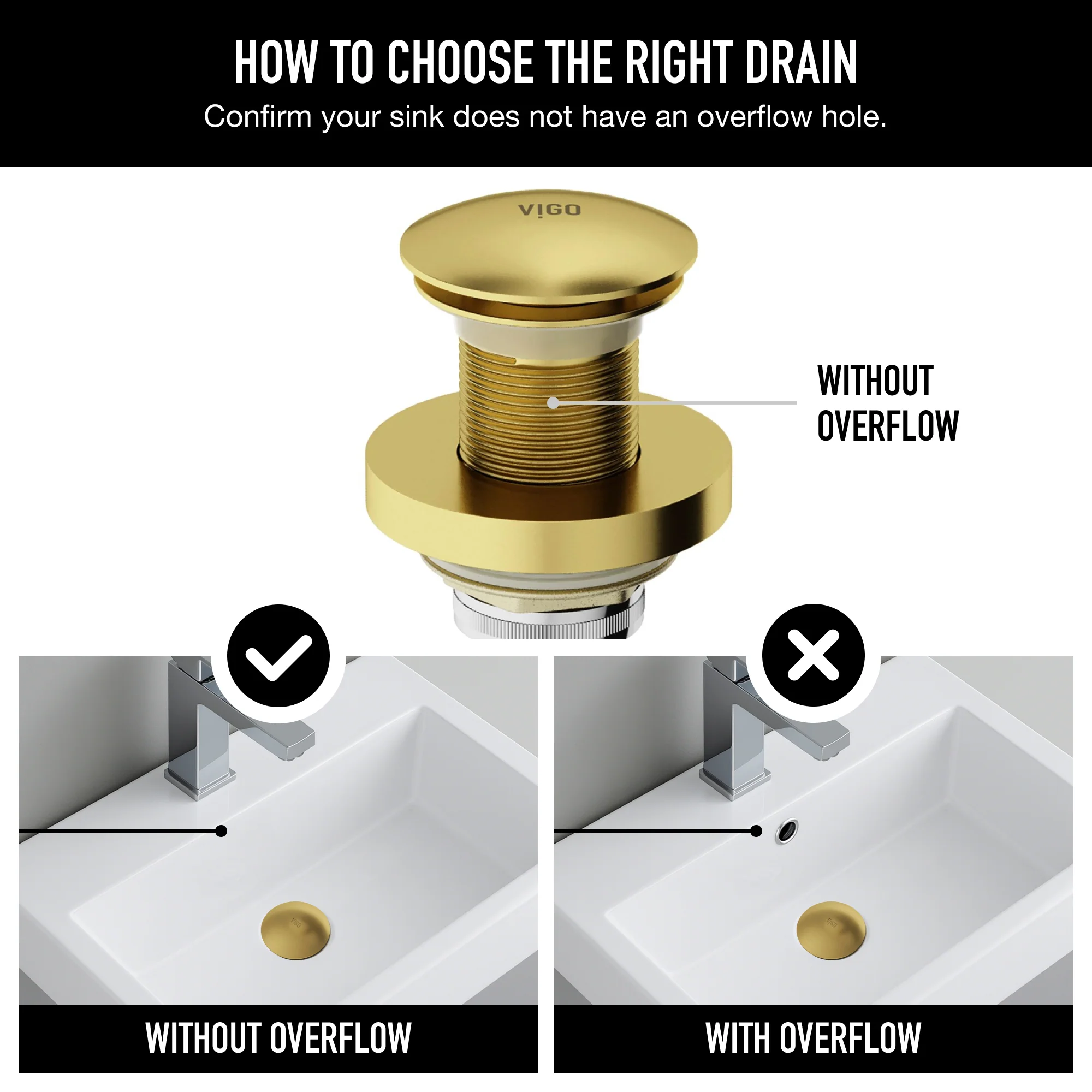Elan  Bathroom Sink Pop Up Drain Stopper - Image 65