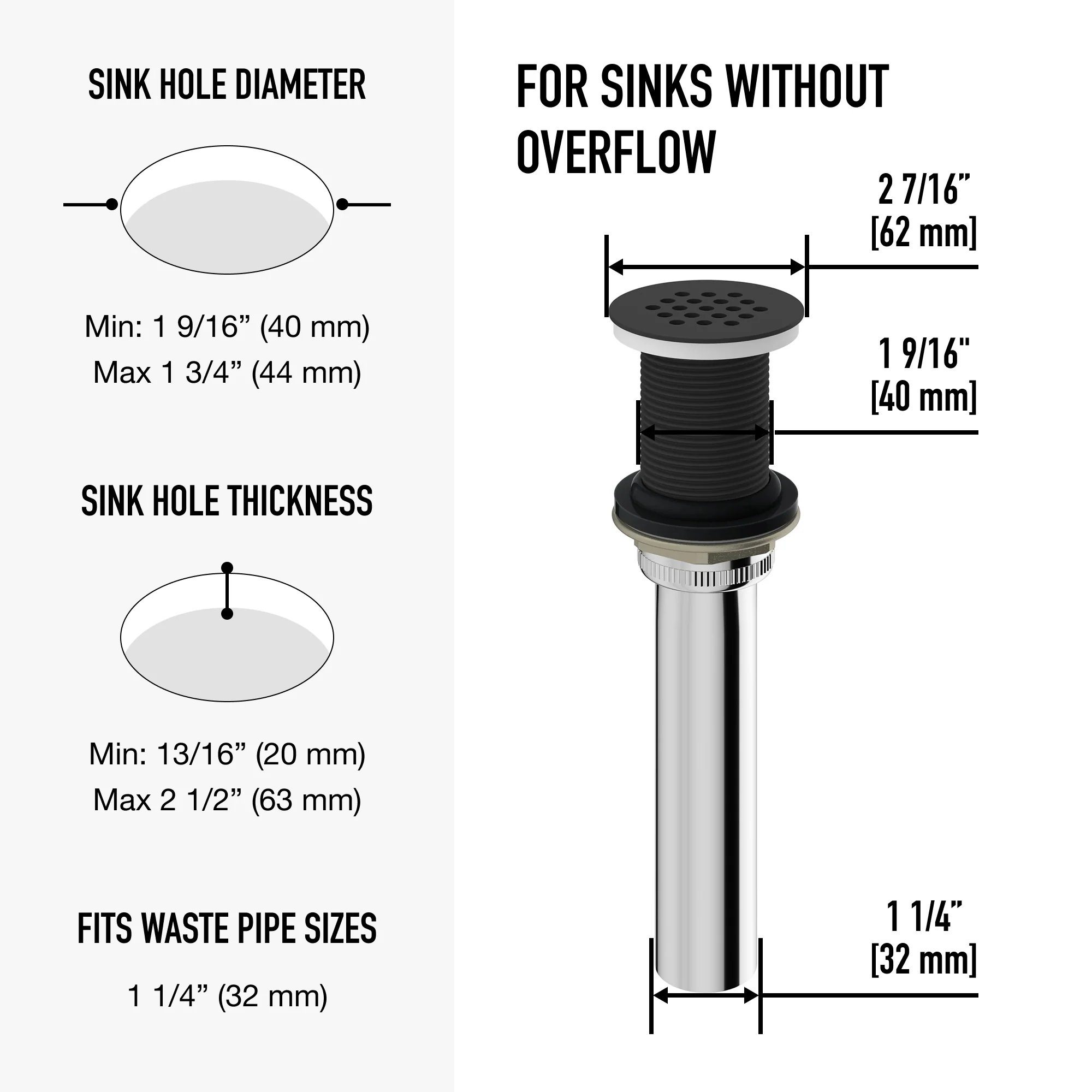 Paloma Bathroom Sink Grid Drain - Image 27
