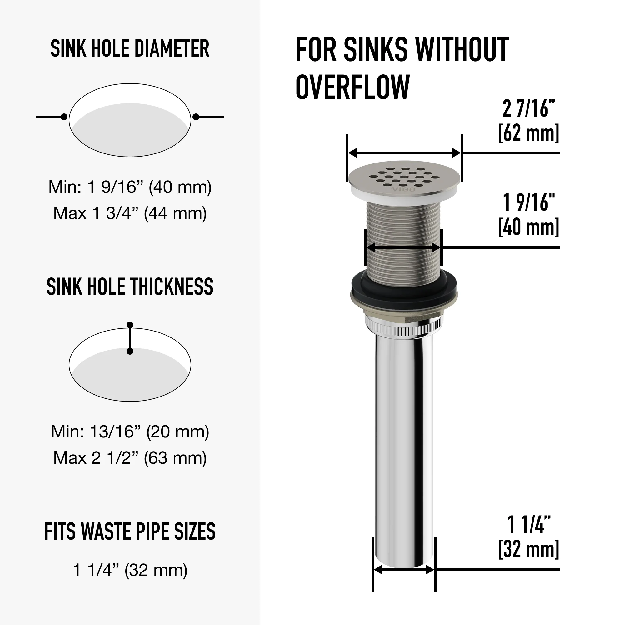 Paloma Bathroom Sink Grid Drain - Image 7