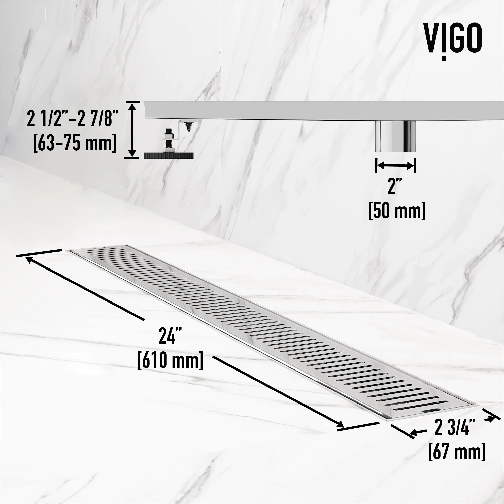 Elan 24 in. Linear Shower Drain - Image 16