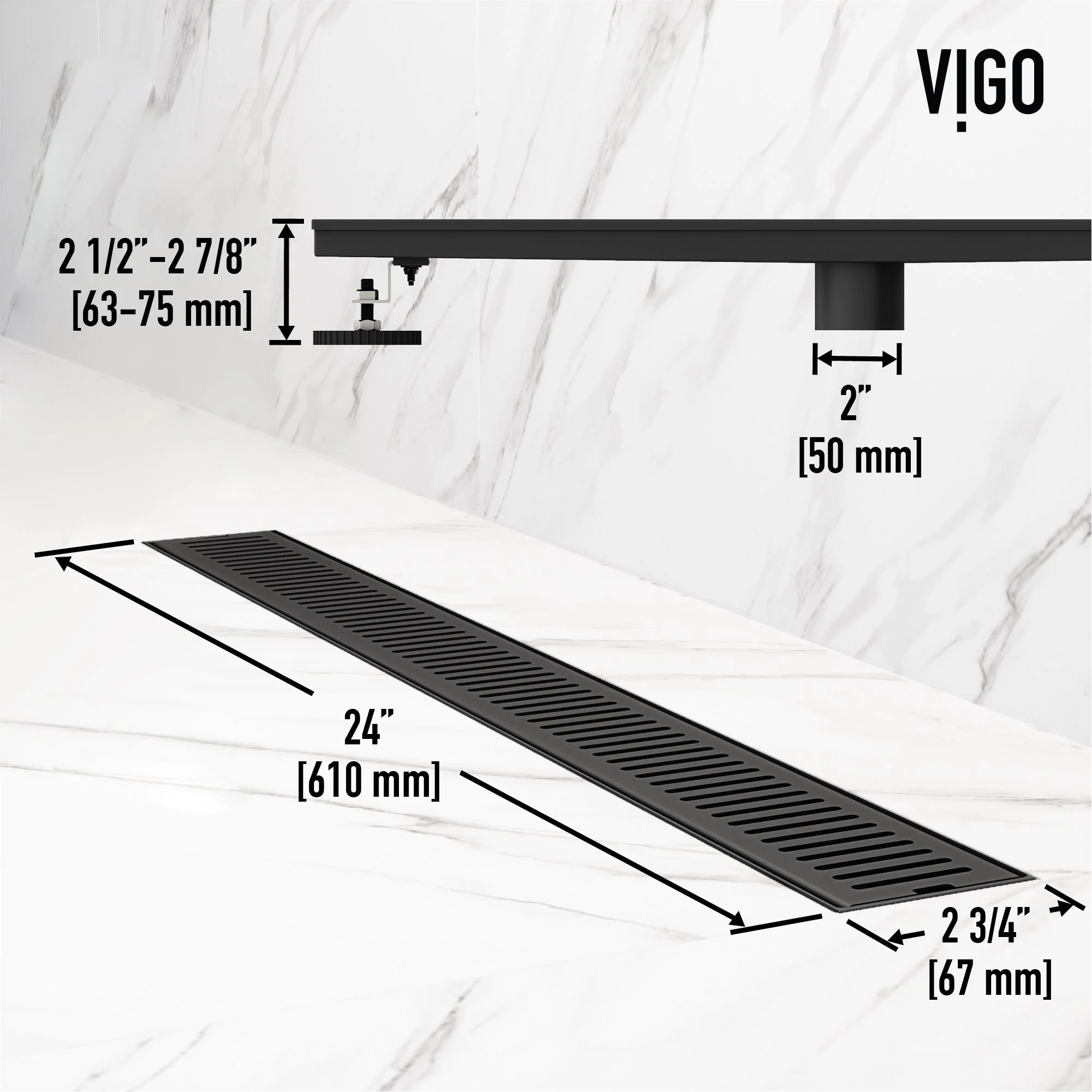 Elan 24 in. Linear Shower Drain - Image 25