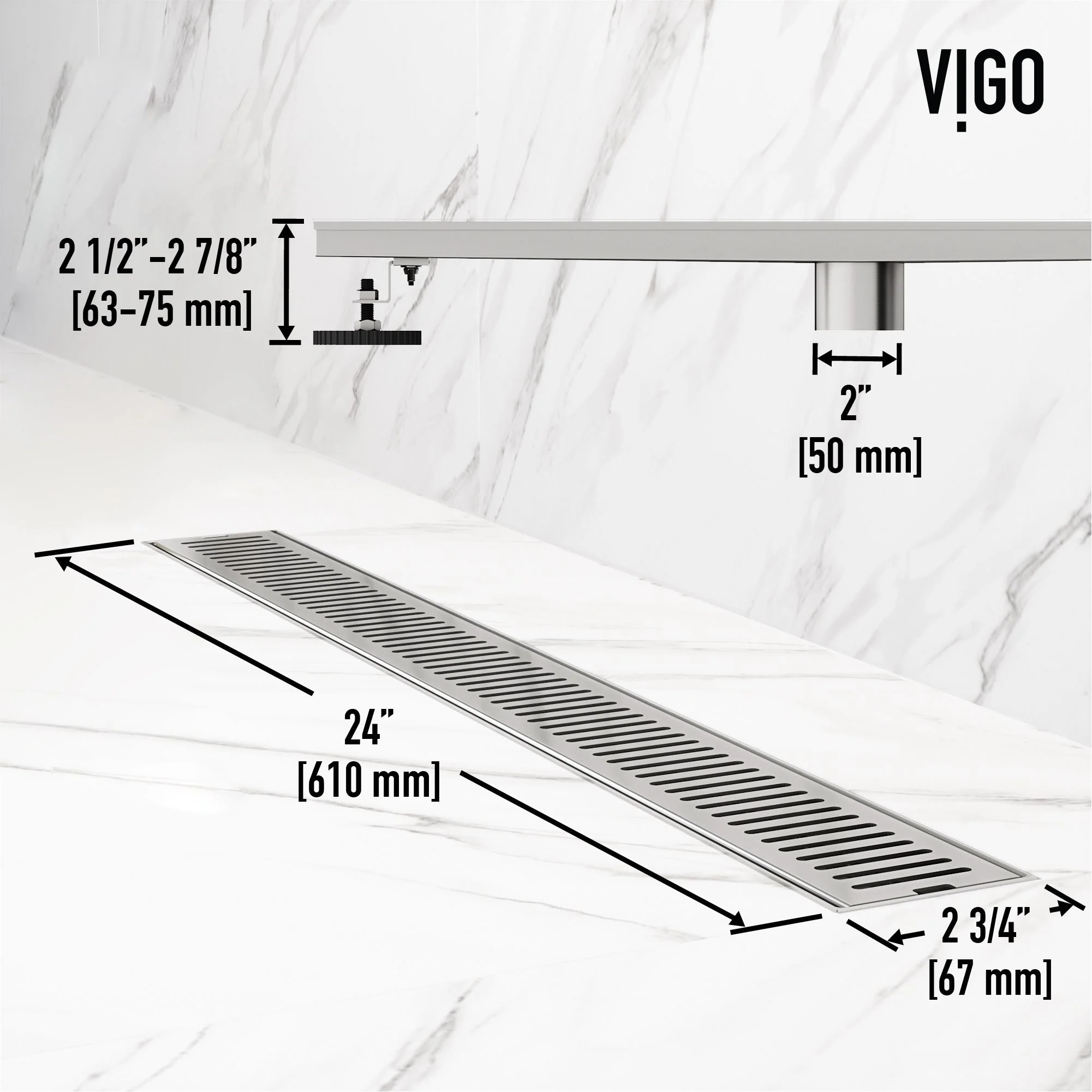Elan 24 in. Linear Shower Drain - Image 7