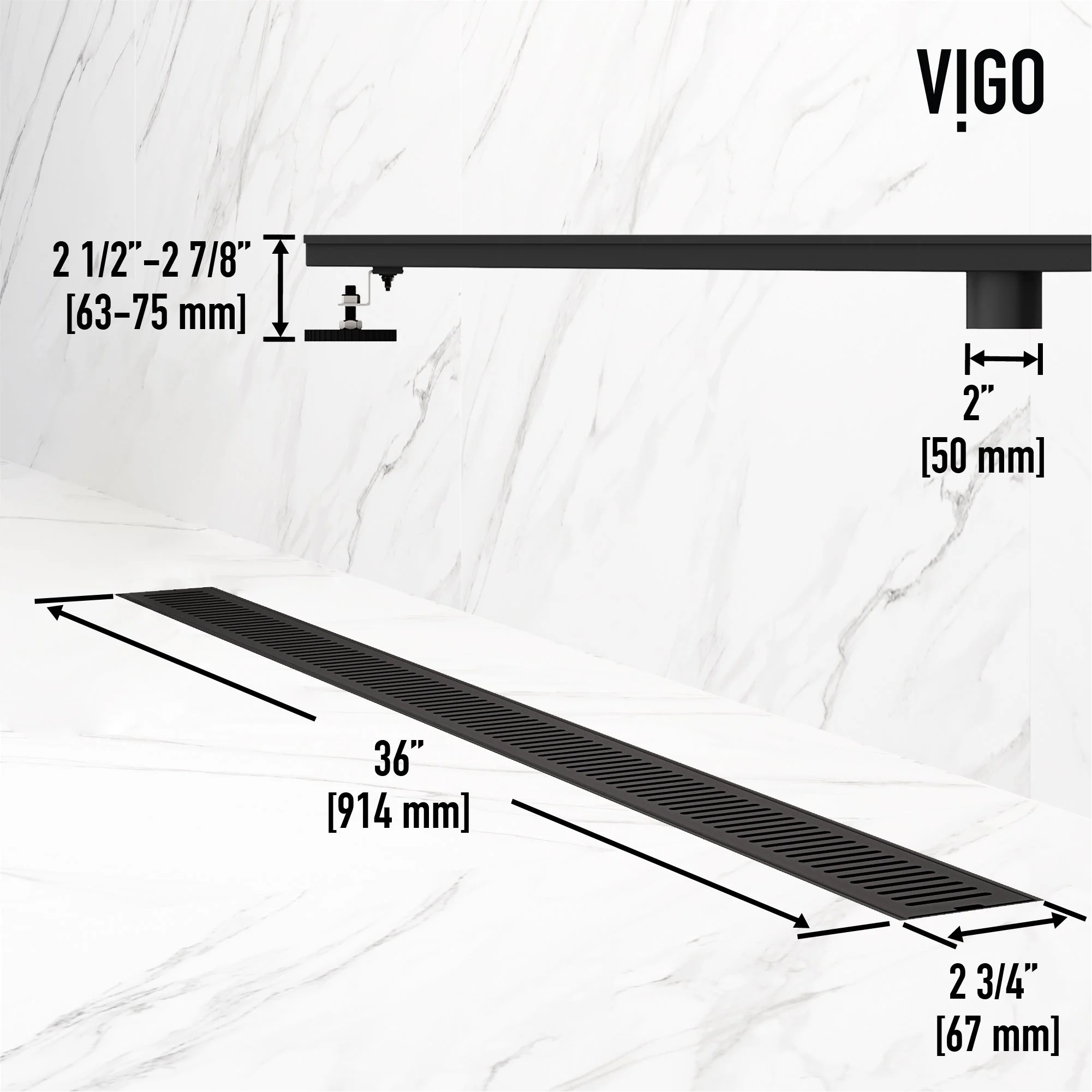 Elan 36 in. Linear Shower Drain - Image 25