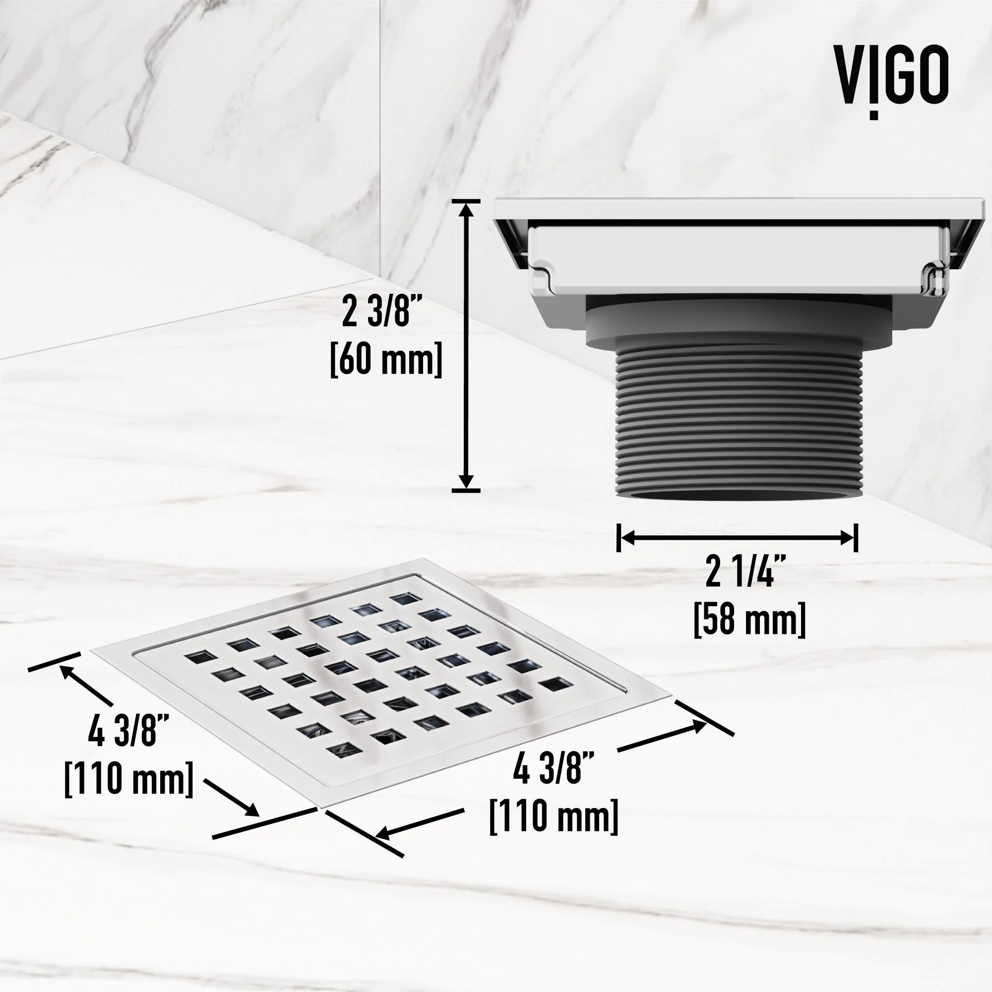 Elan Square Shower Drain - Image 15