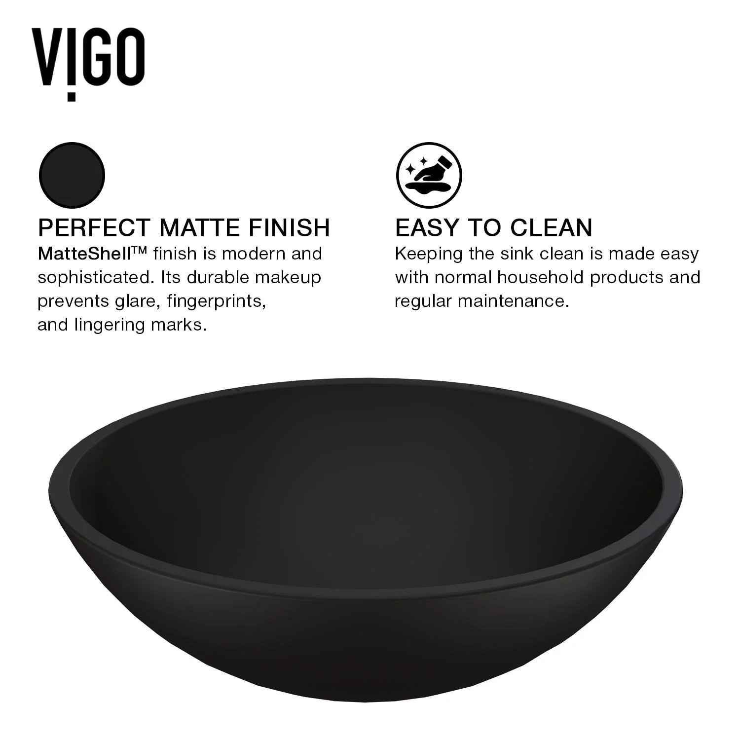 Noma MatteShell™ Round Glass Vessel Sink - Image 7