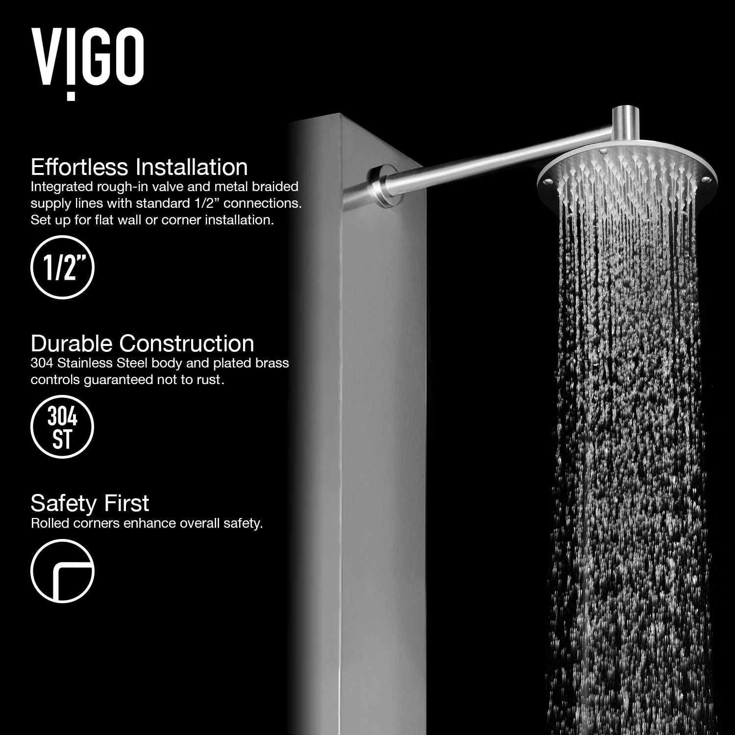 Dilana 6-Jet Shower Panel System - Image 5