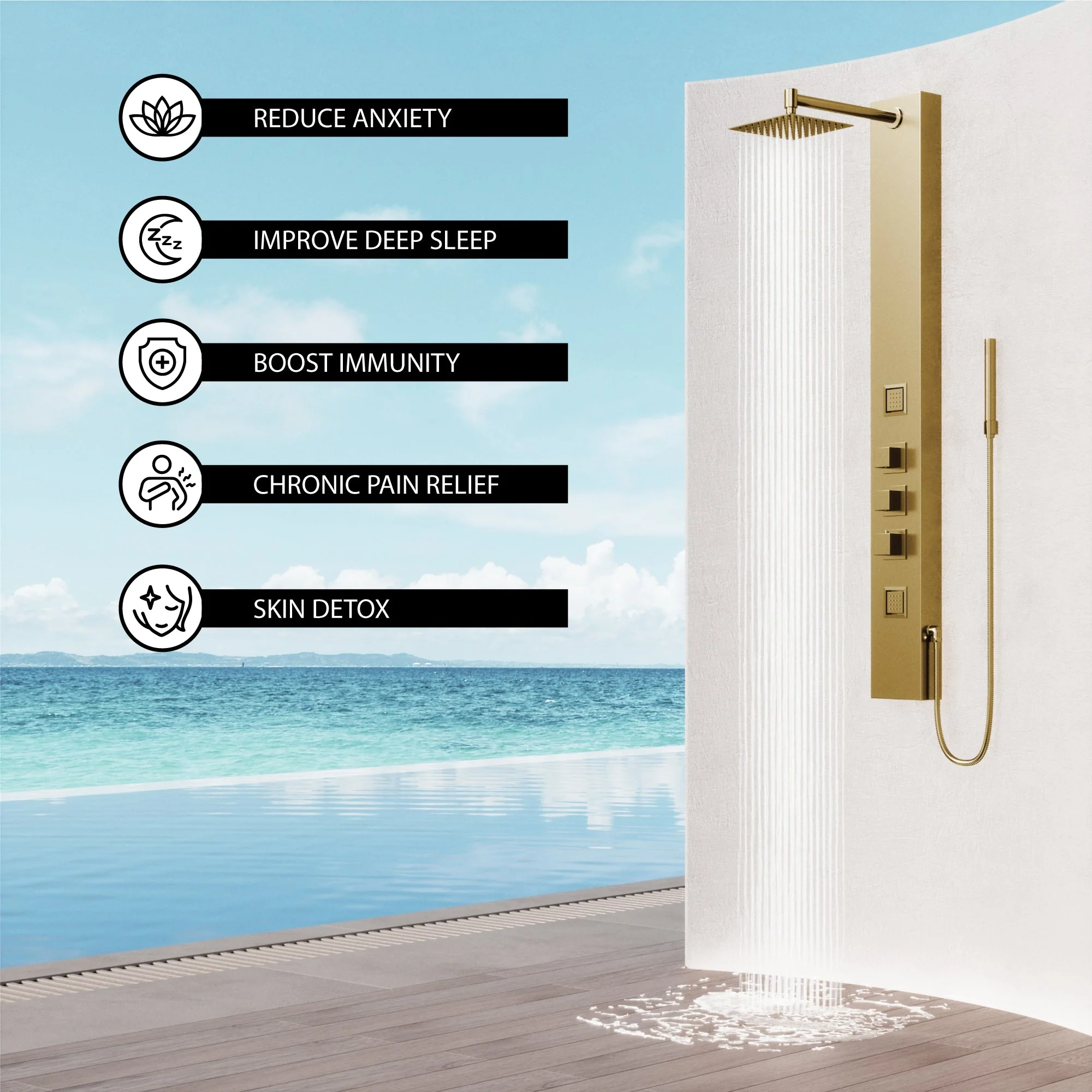 Davidson Rector 2-Jet Shower Panel System - Image 14