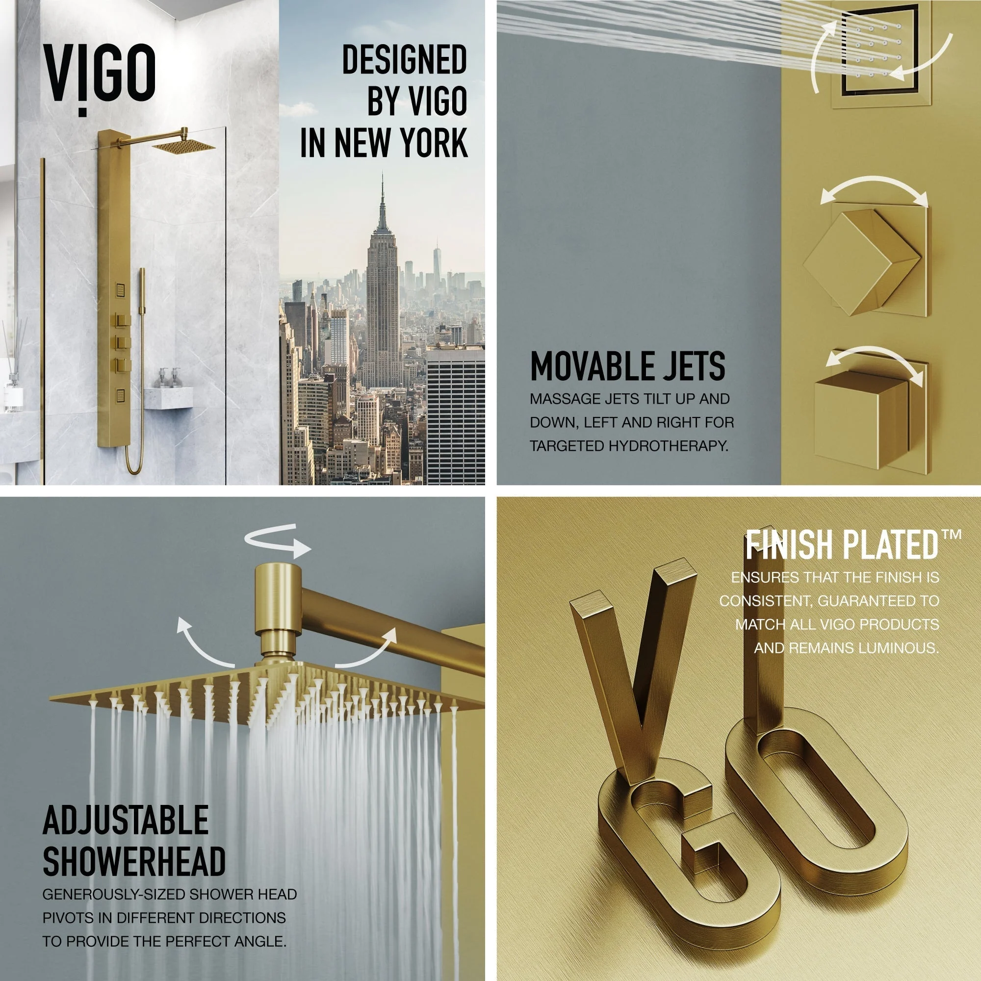 Davidson Rector 2-Jet Shower Panel System - Image 19