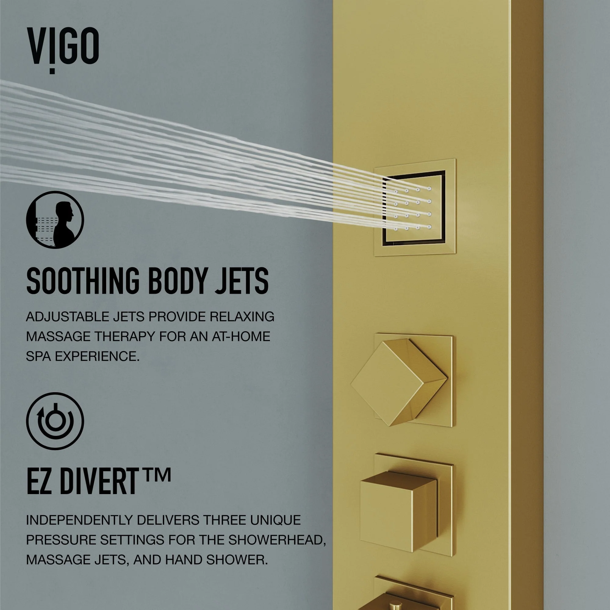 Davidson Rector 2-Jet Shower Panel System - Image 21