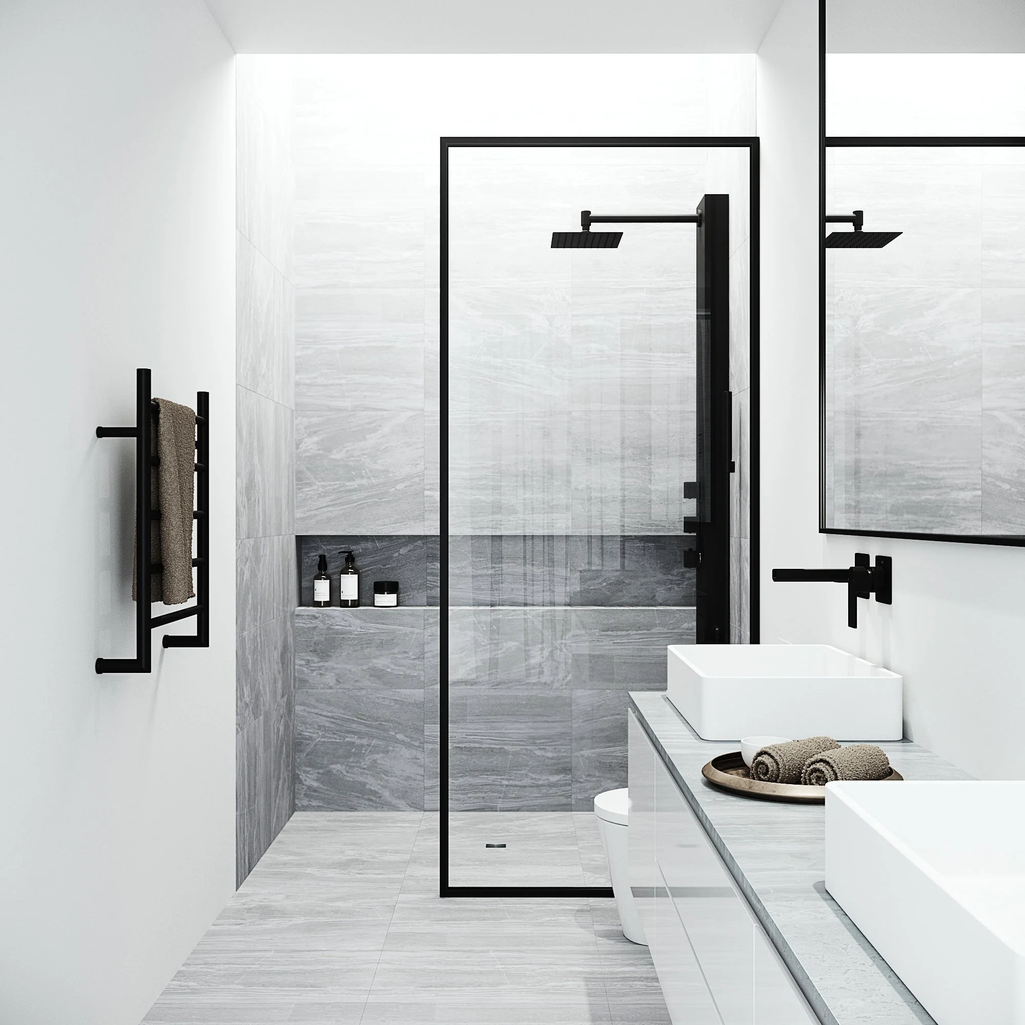 Davidson Rector 2-Jet Shower Panel System - Image 4