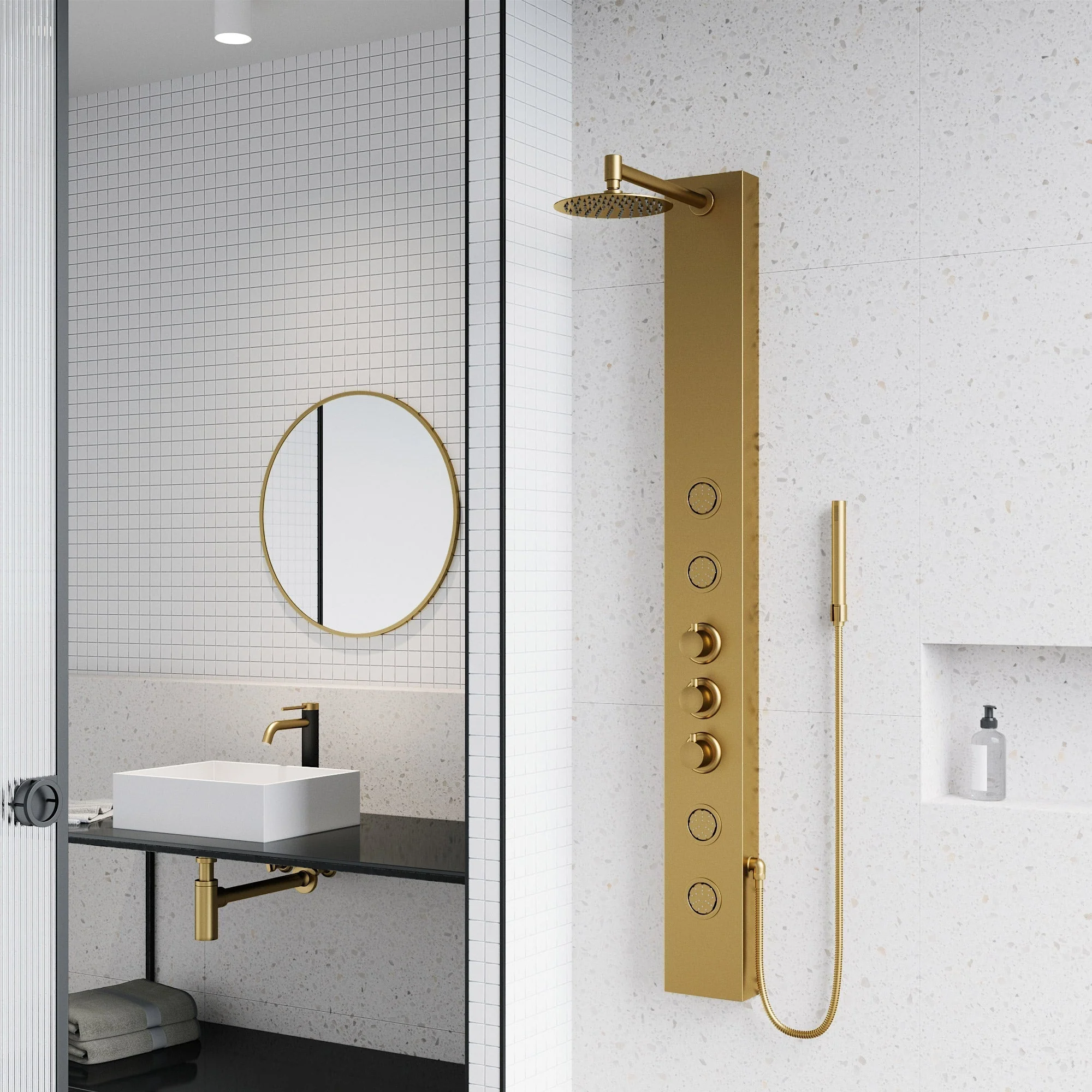 Elan Ellington 4-Jet Shower Panel System - Image 13