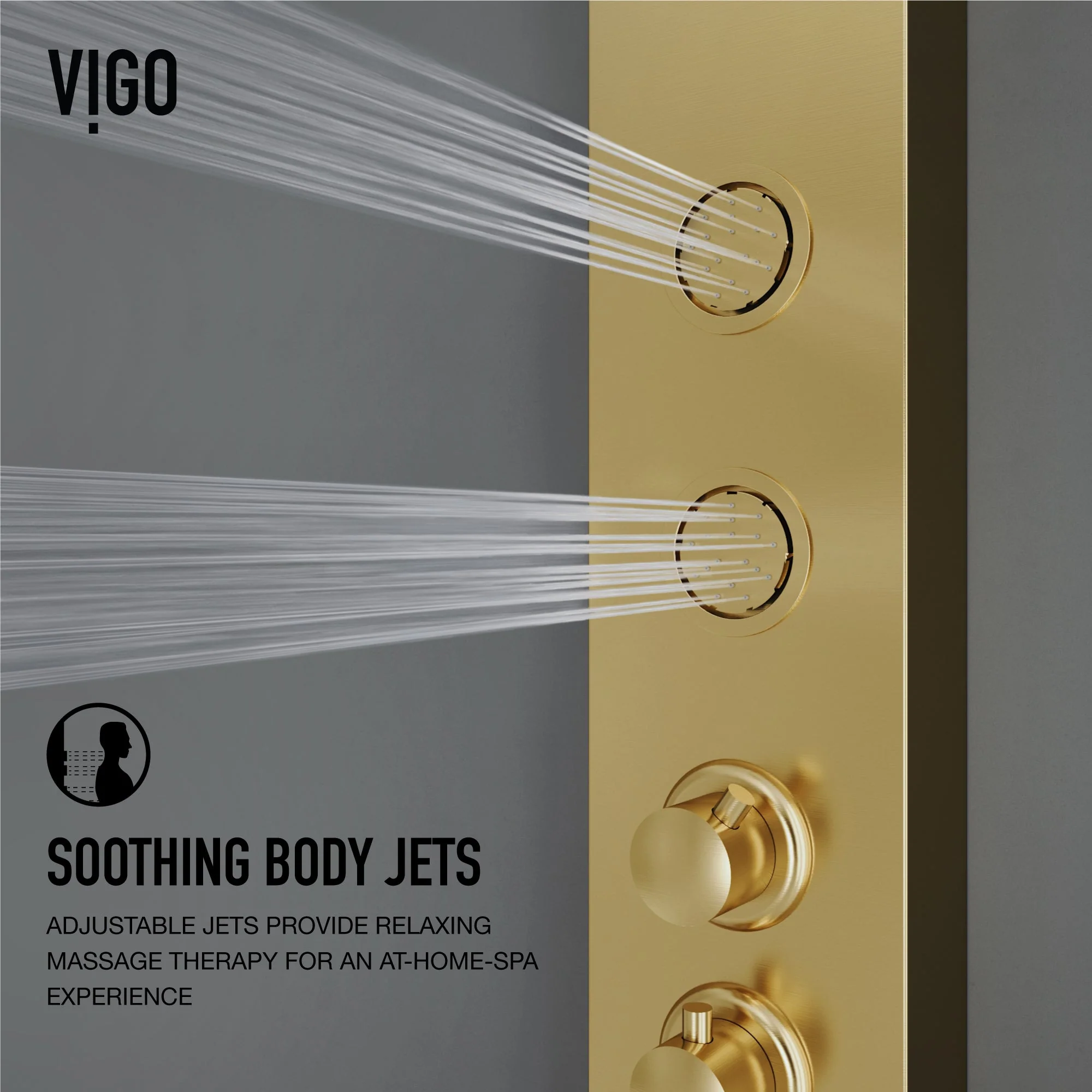 Elan Ellington 4-Jet Shower Panel System - Image 21