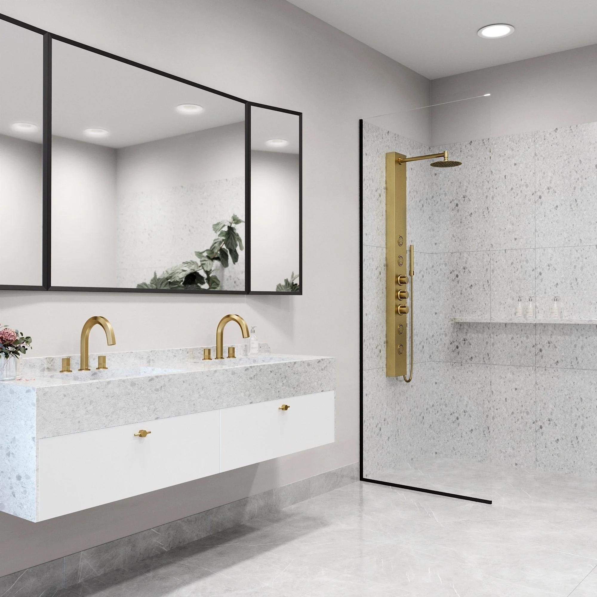 Elan Ellington 4-Jet Shower Panel System - Image 24