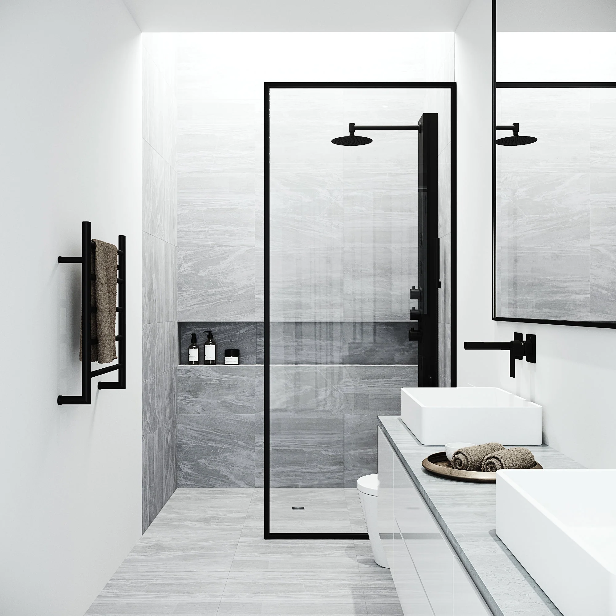 Elan Ellington 4-Jet Shower Panel System - Image 4