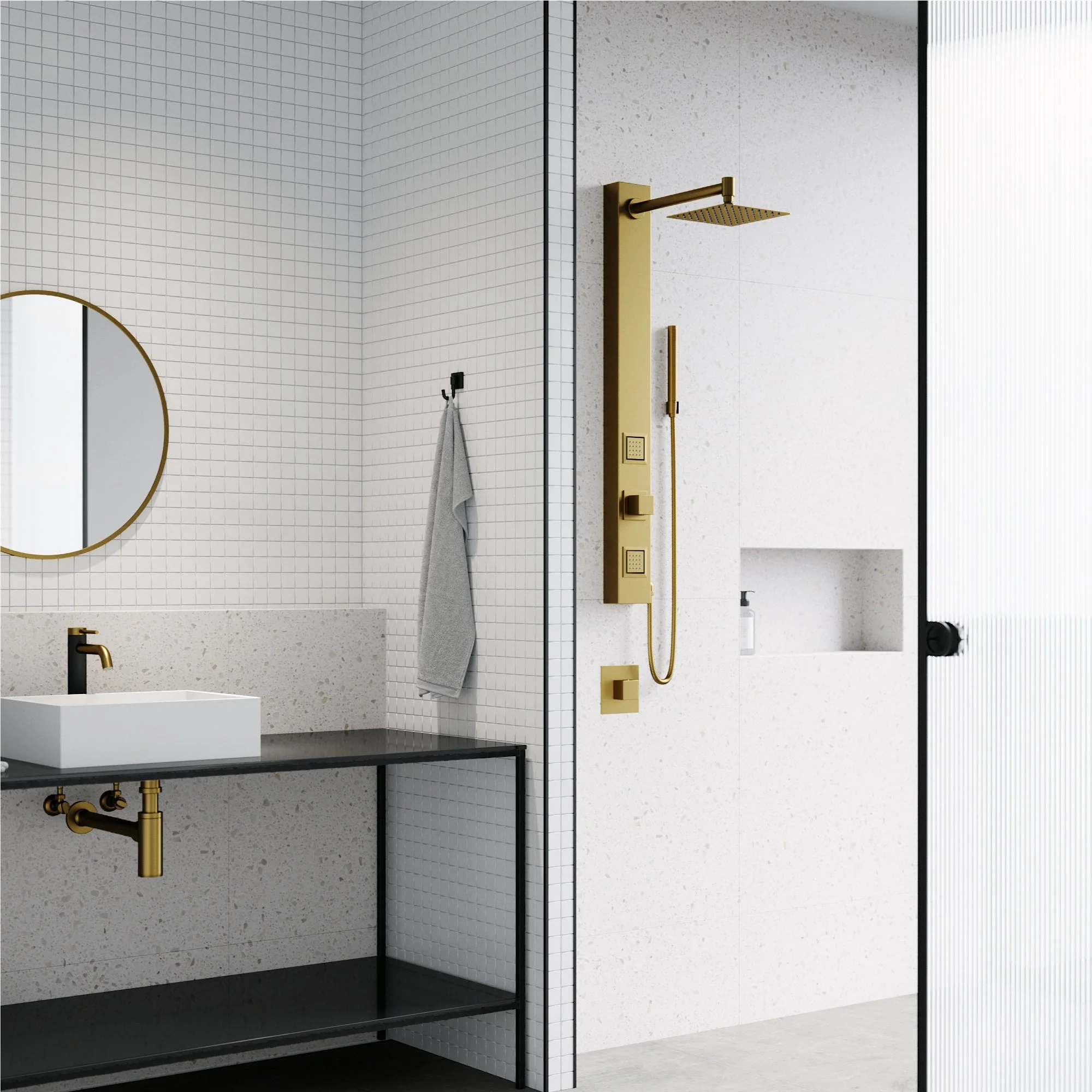 Orchid Retrofit 2-Jet Shower Panel System - Image 14