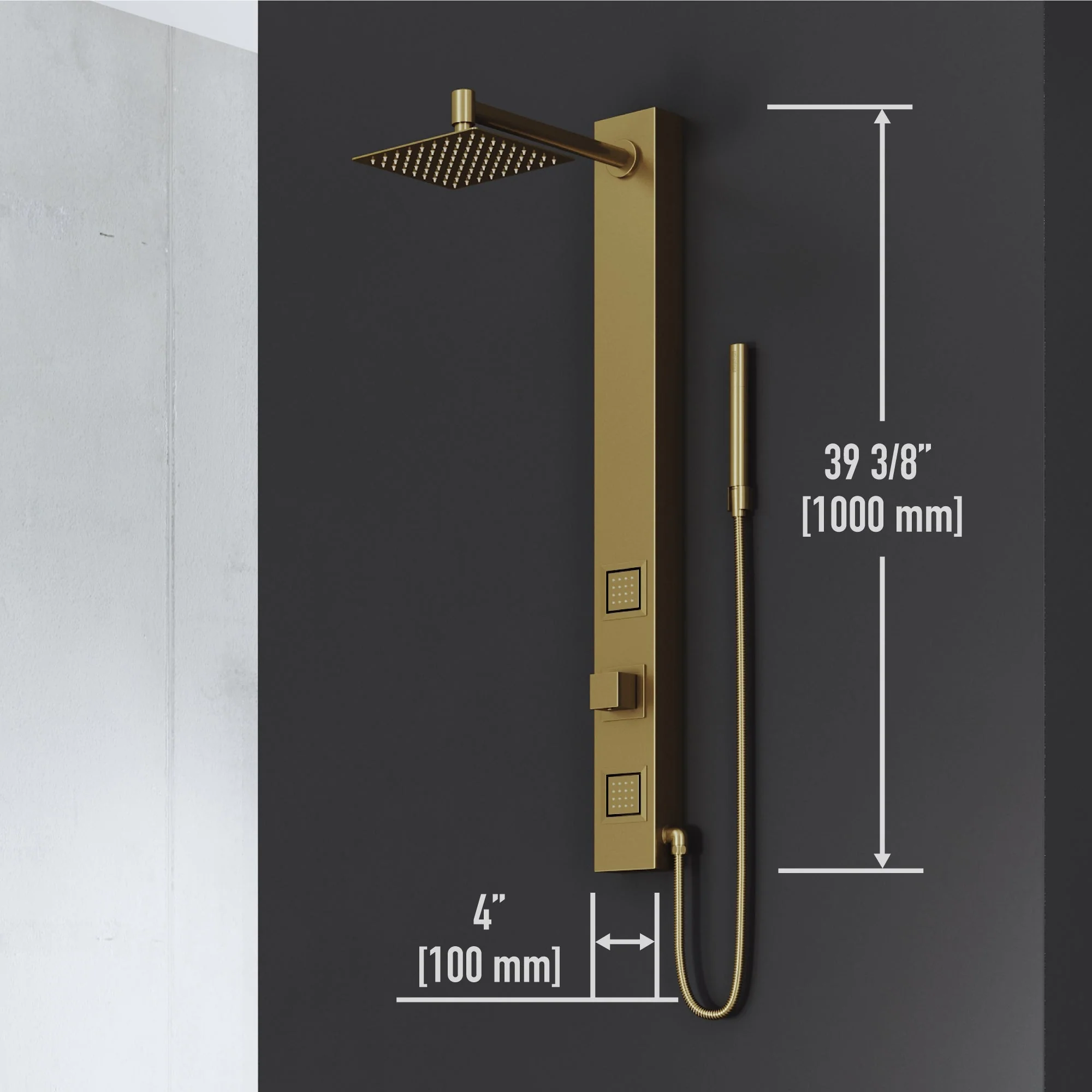 Orchid Retrofit 2-Jet Shower Panel System - Image 15