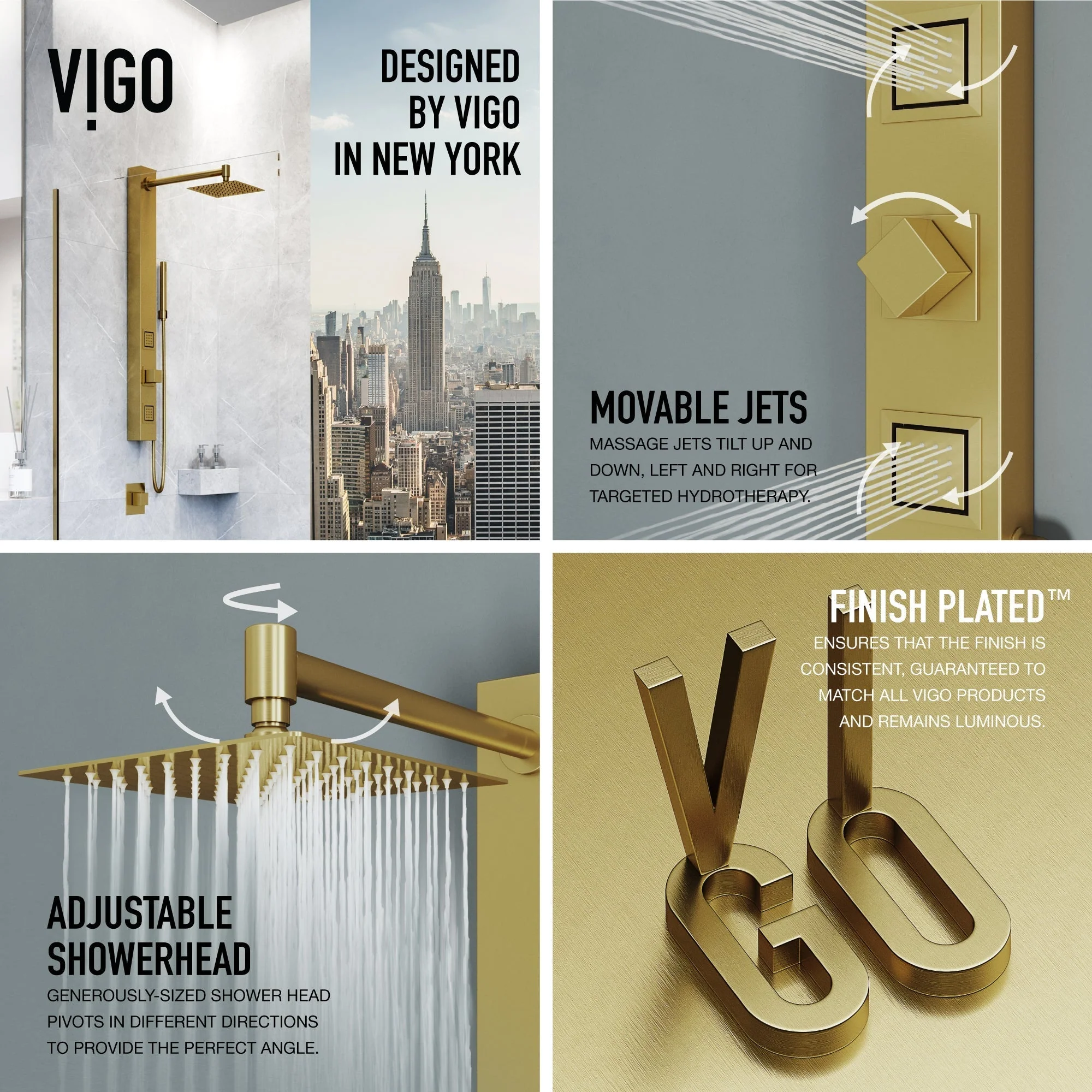 Orchid Retrofit 2-Jet Shower Panel System - Image 16