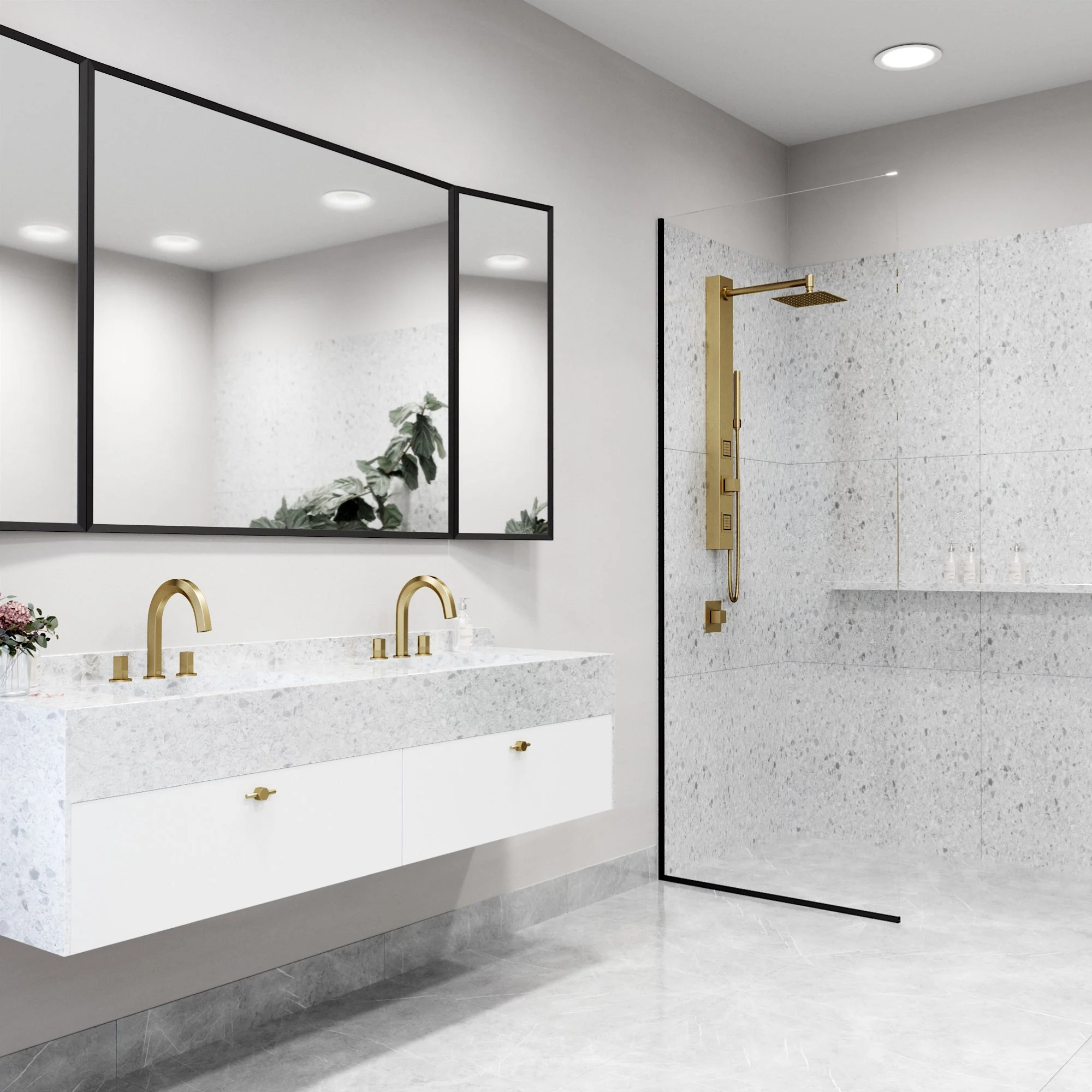 Orchid Retrofit 2-Jet Shower Panel System - Image 22