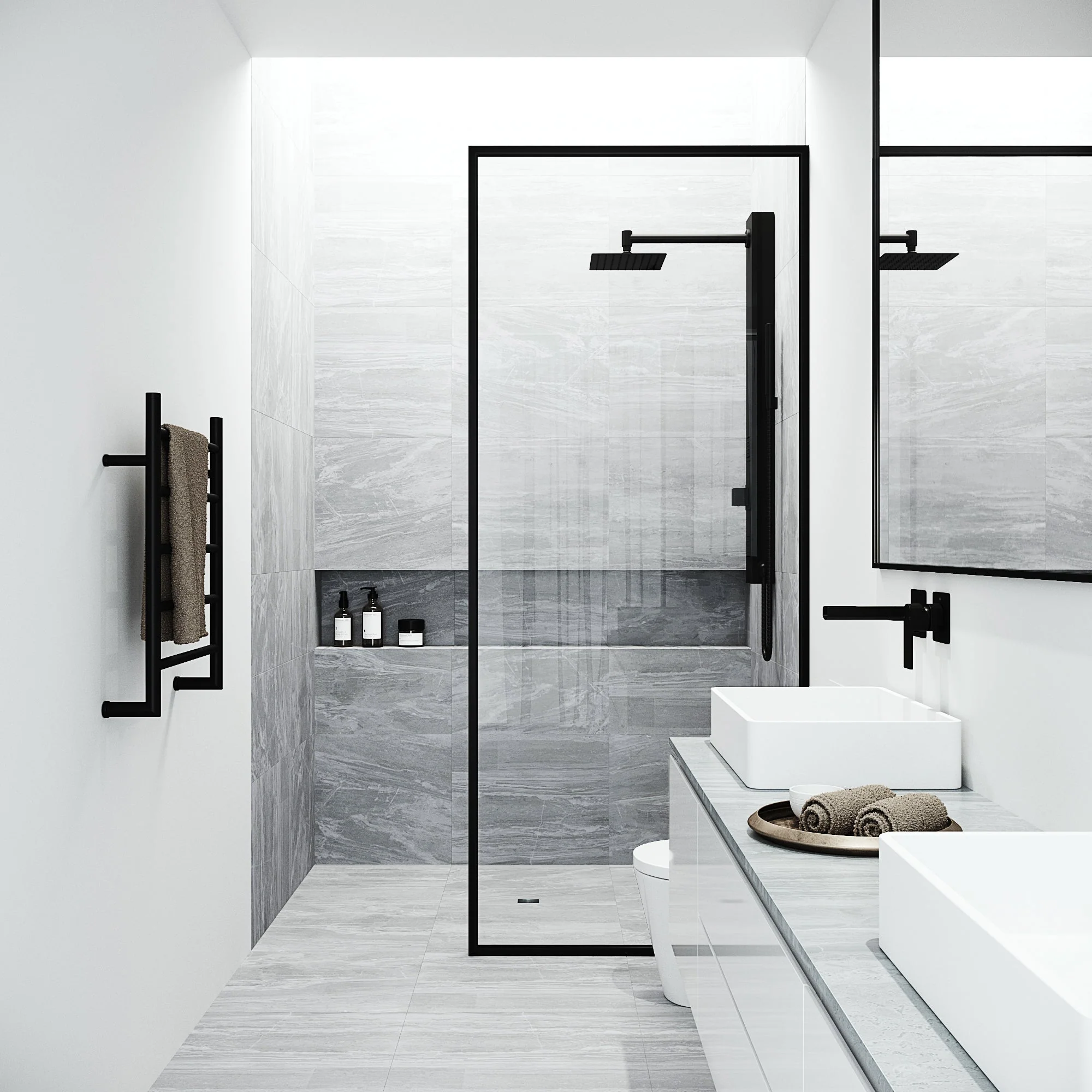 Orchid Retrofit 2-Jet Shower Panel System - Image 3