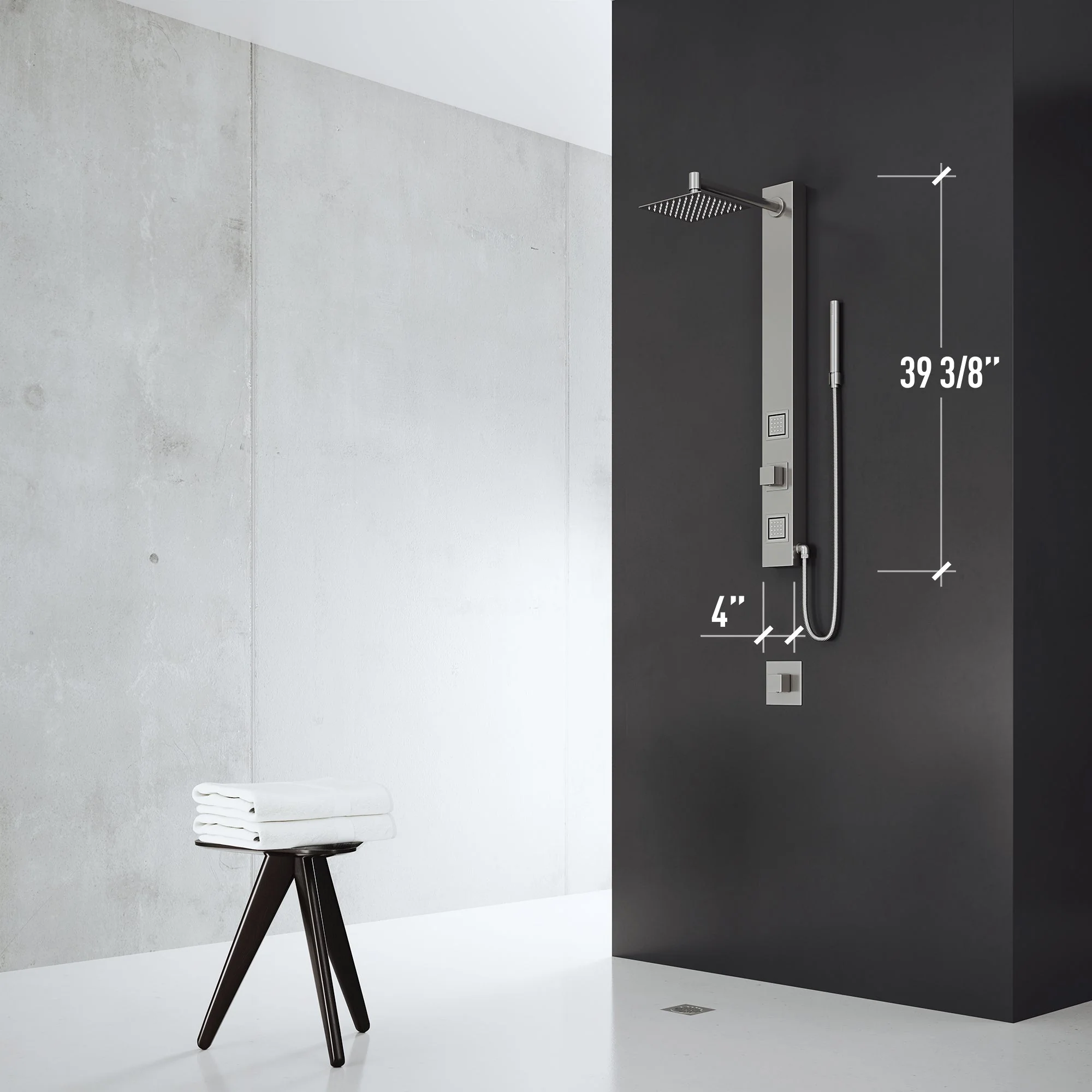 Orchid Retrofit 2-Jet Shower Panel System - Image 35