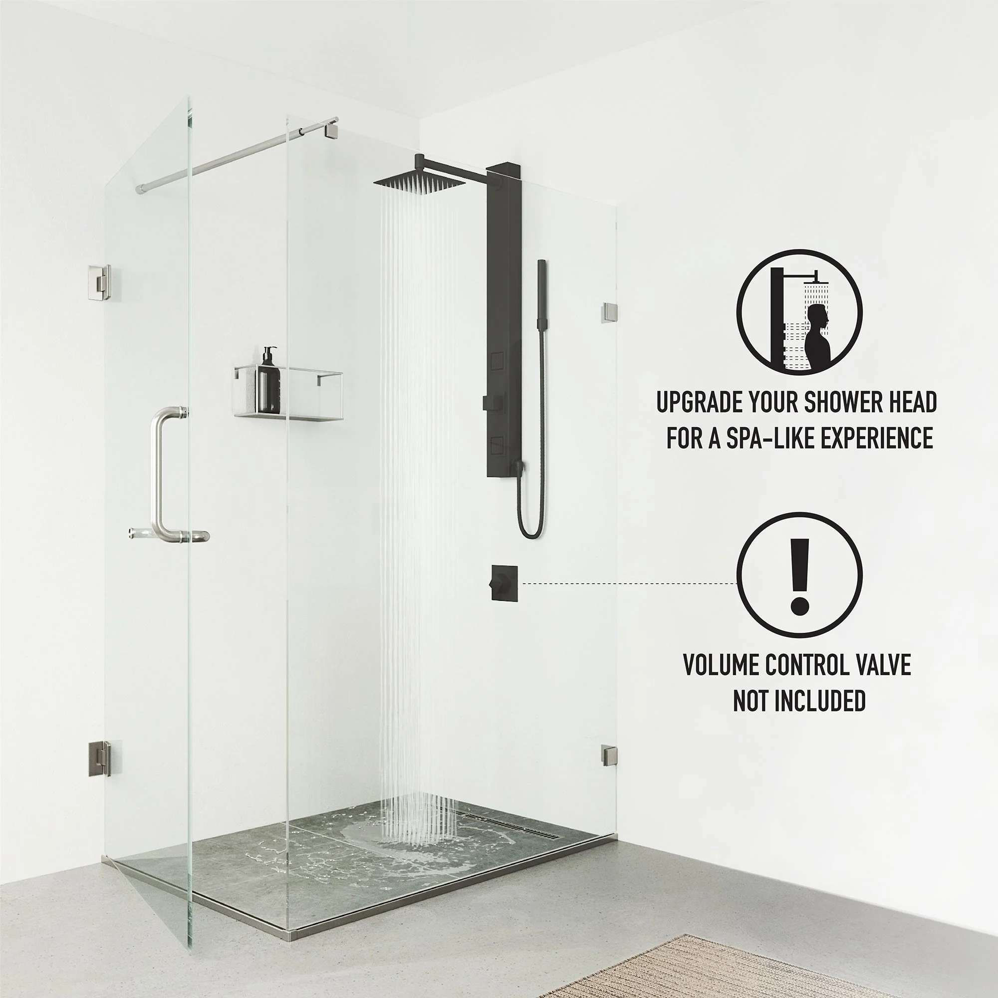 Orchid Retrofit 2-Jet Shower Panel System - Image 4