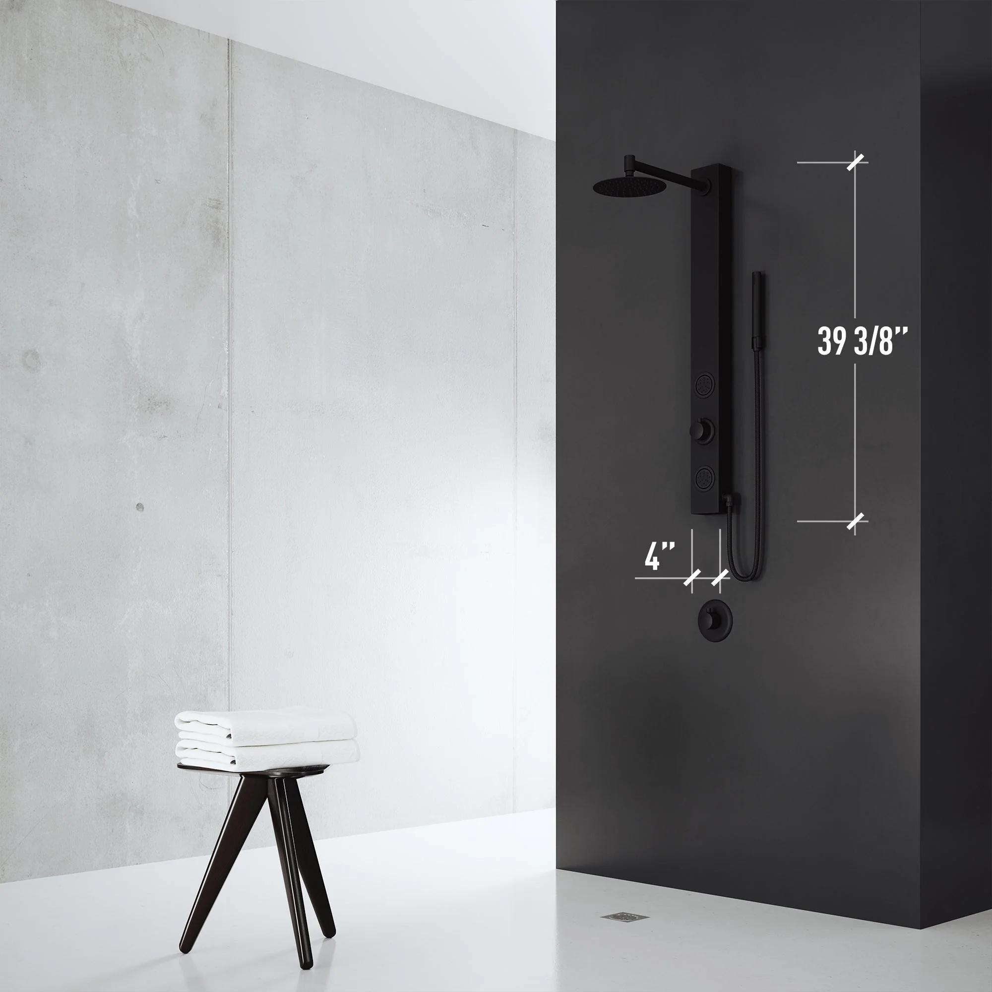 Meridian Retrofit 2-Jet Shower Panel System - Image 11