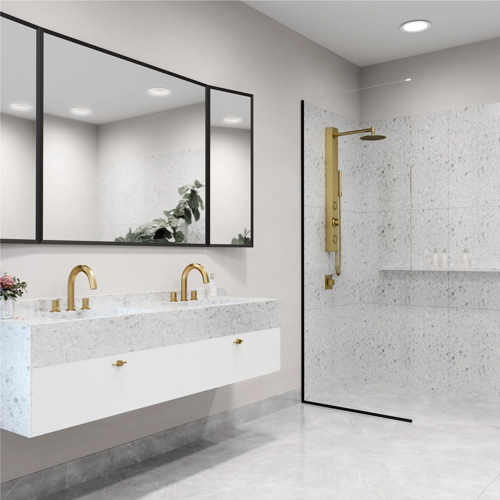 Meridian Retrofit 2-Jet Shower Panel System - Image 14