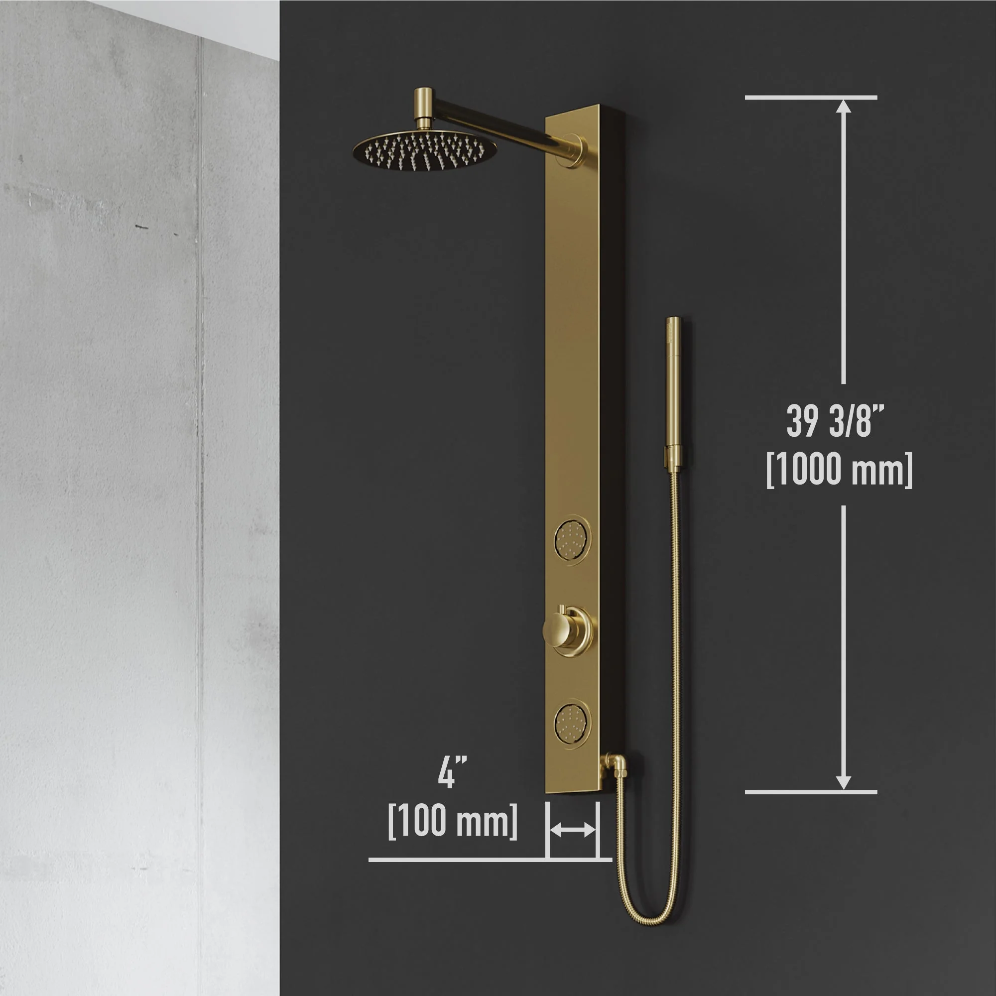 Meridian Retrofit 2-Jet Shower Panel System - Image 19